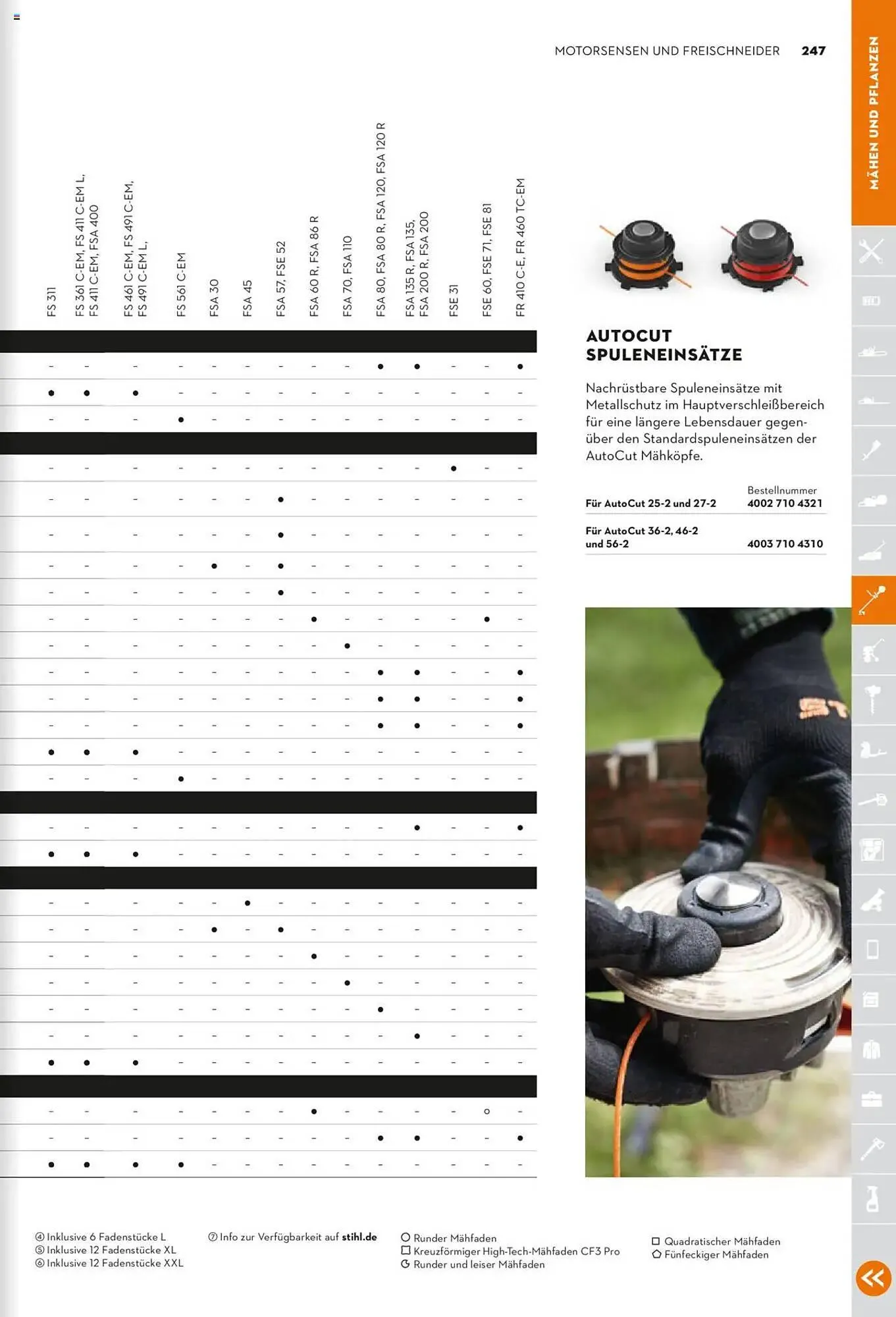 STIHL Prospekt von 1. Januar bis 31. Dezember 2025 - Prospekt seite 247
