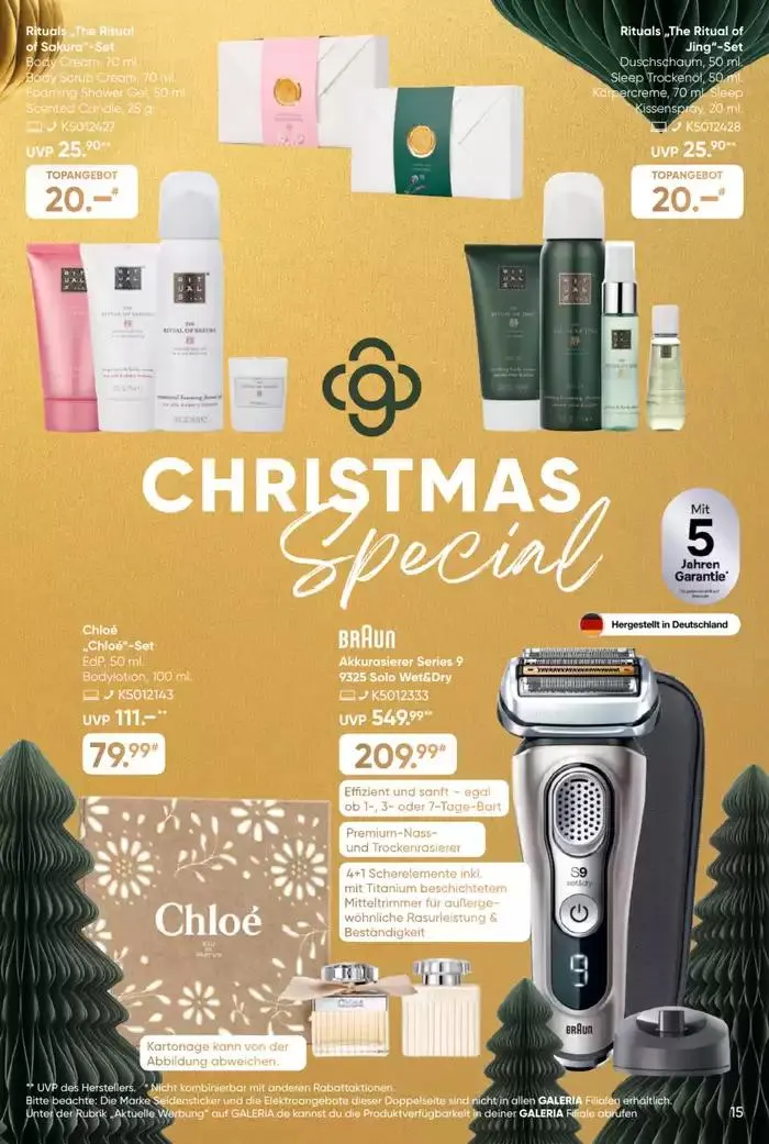 Galeria Karstadt Kaufhof Angebote von 16. Dezember bis 30. Dezember 2024 - Prospekt seite 6