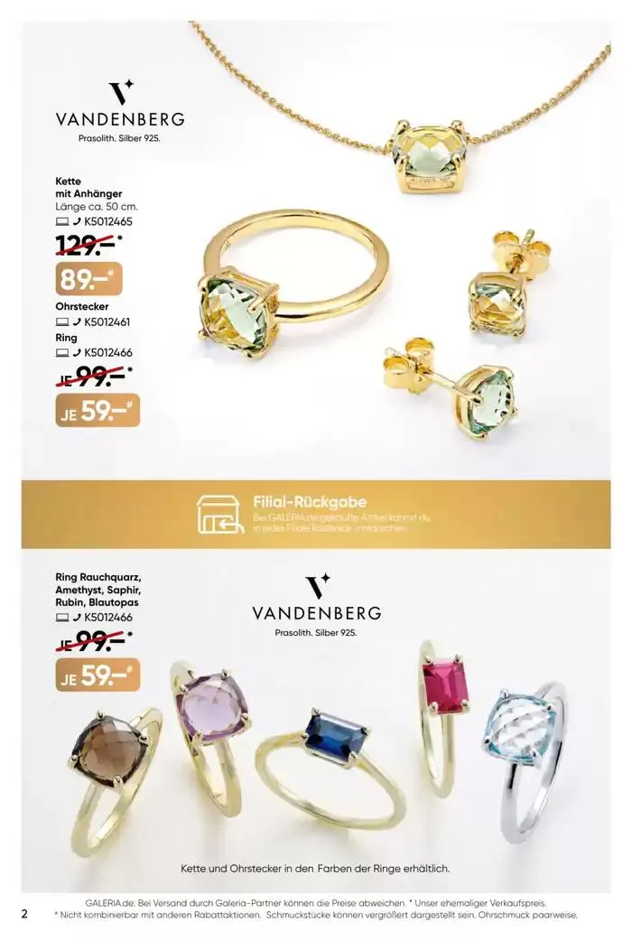 Galeria Karstadt Kaufhof Angebote von 16. Dezember bis 30. Dezember 2024 - Prospekt seite 12