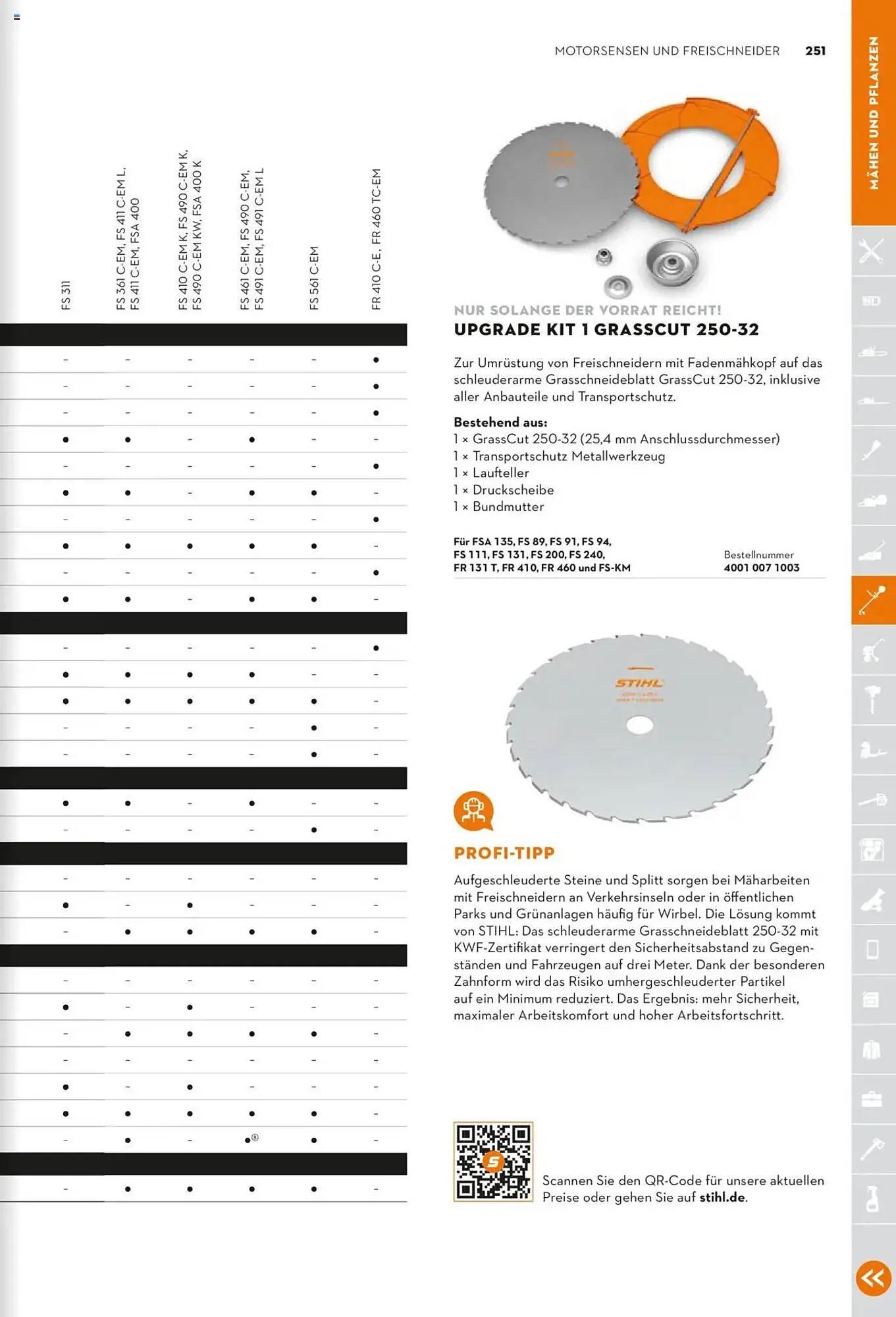STIHL Prospekt von 1. Januar bis 31. Dezember 2025 - Prospekt seite 251
