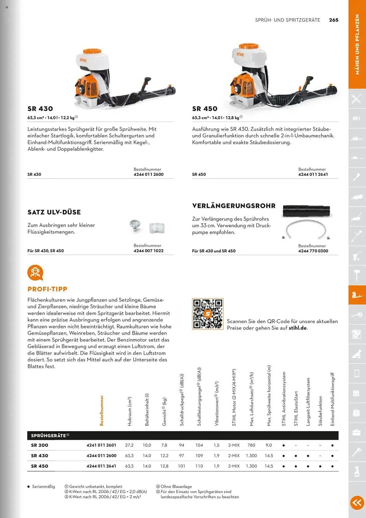 STIHL Prospekt von 1. Januar bis 31. Dezember 2025 - Prospekt seite 265