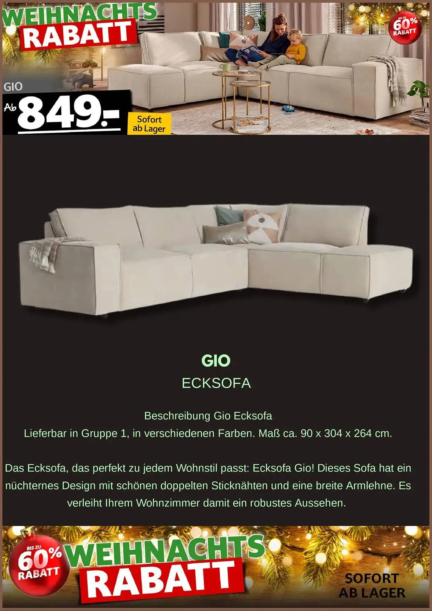 Seats and Sofas Prospekt von 10. Dezember bis 31. Dezember 2024 - Prospekt seite 4