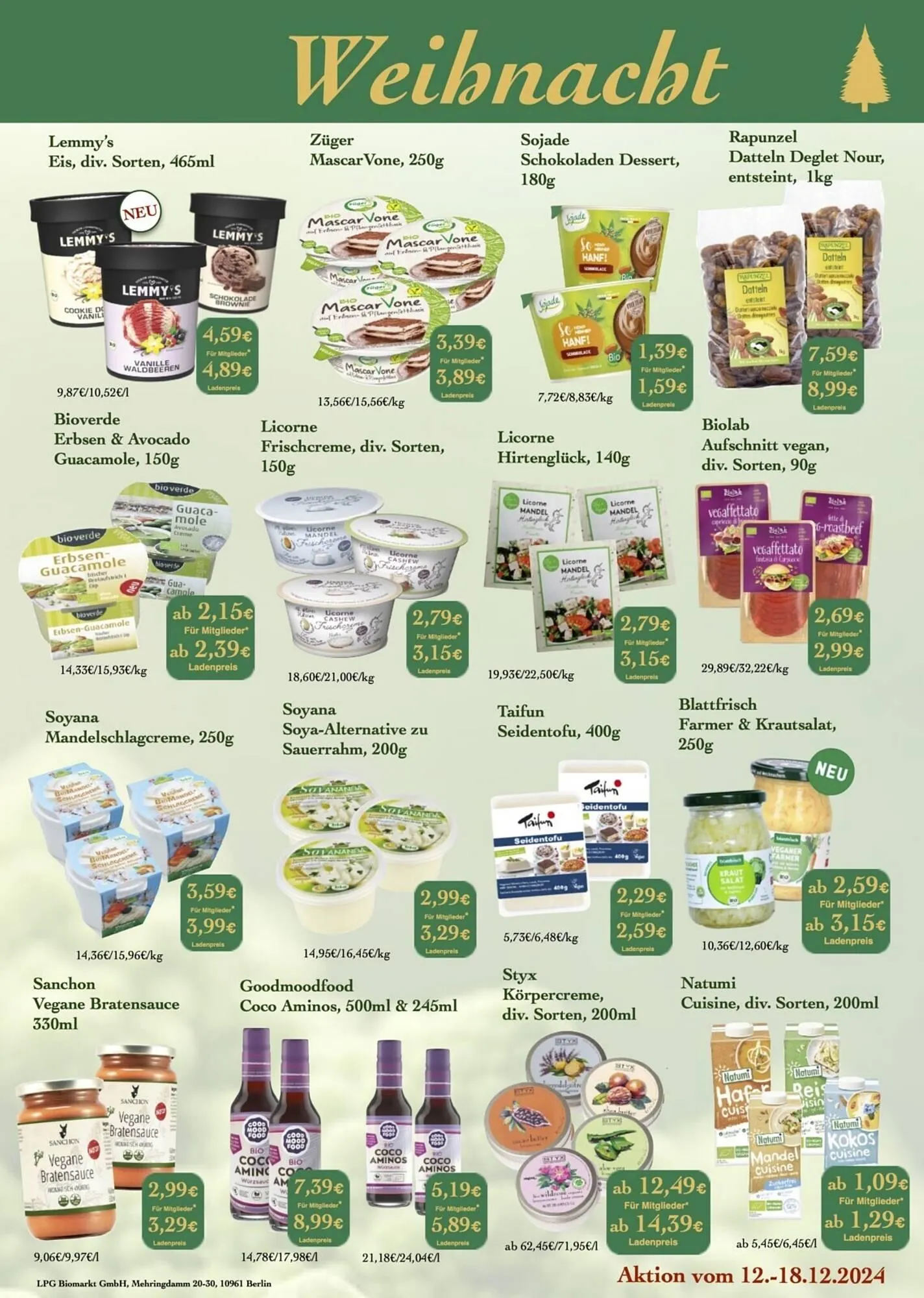 LPG Biomarkt Prospekt von 12. Dezember bis 18. Dezember 2024 - Prospekt seite 4