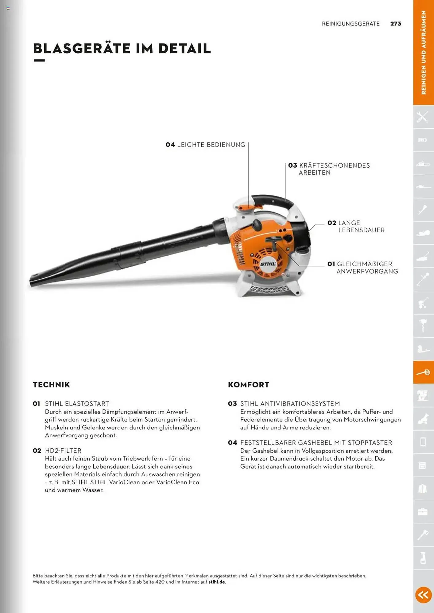 STIHL Prospekt von 1. Januar bis 31. Dezember 2025 - Prospekt seite 273