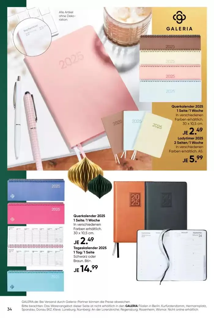 Galeria Karstadt Kaufhof Angebote von 16. Dezember bis 30. Dezember 2024 - Prospekt seite 27