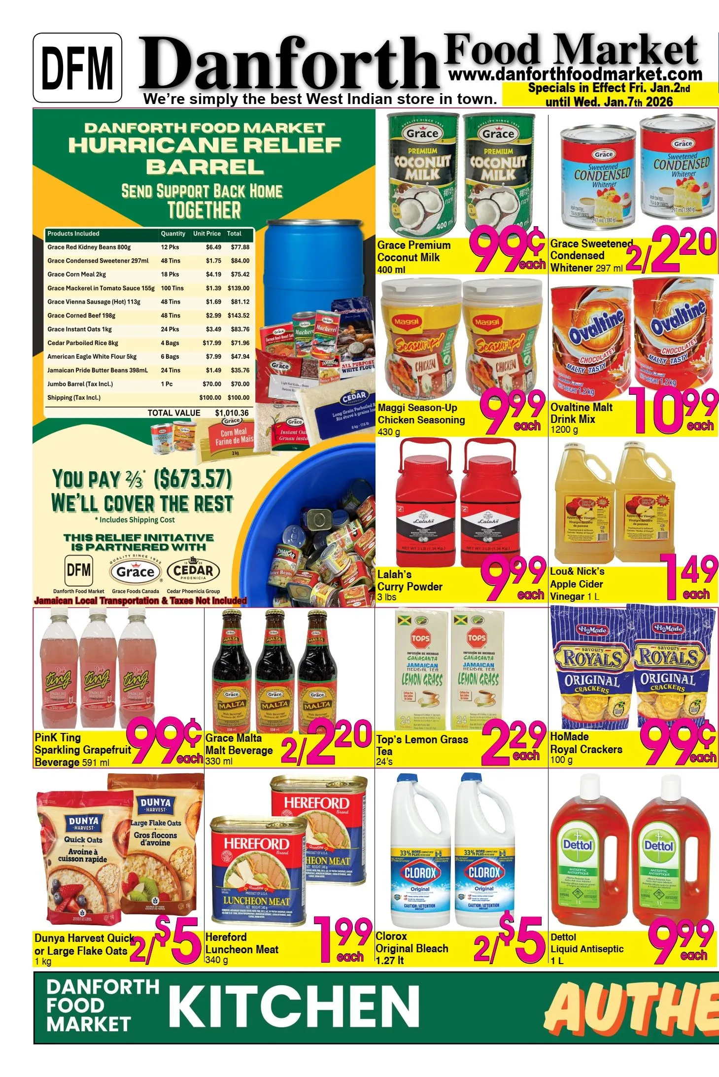 Danforth Food Market Sales from January 1 to January 7 2026 - flyer page 