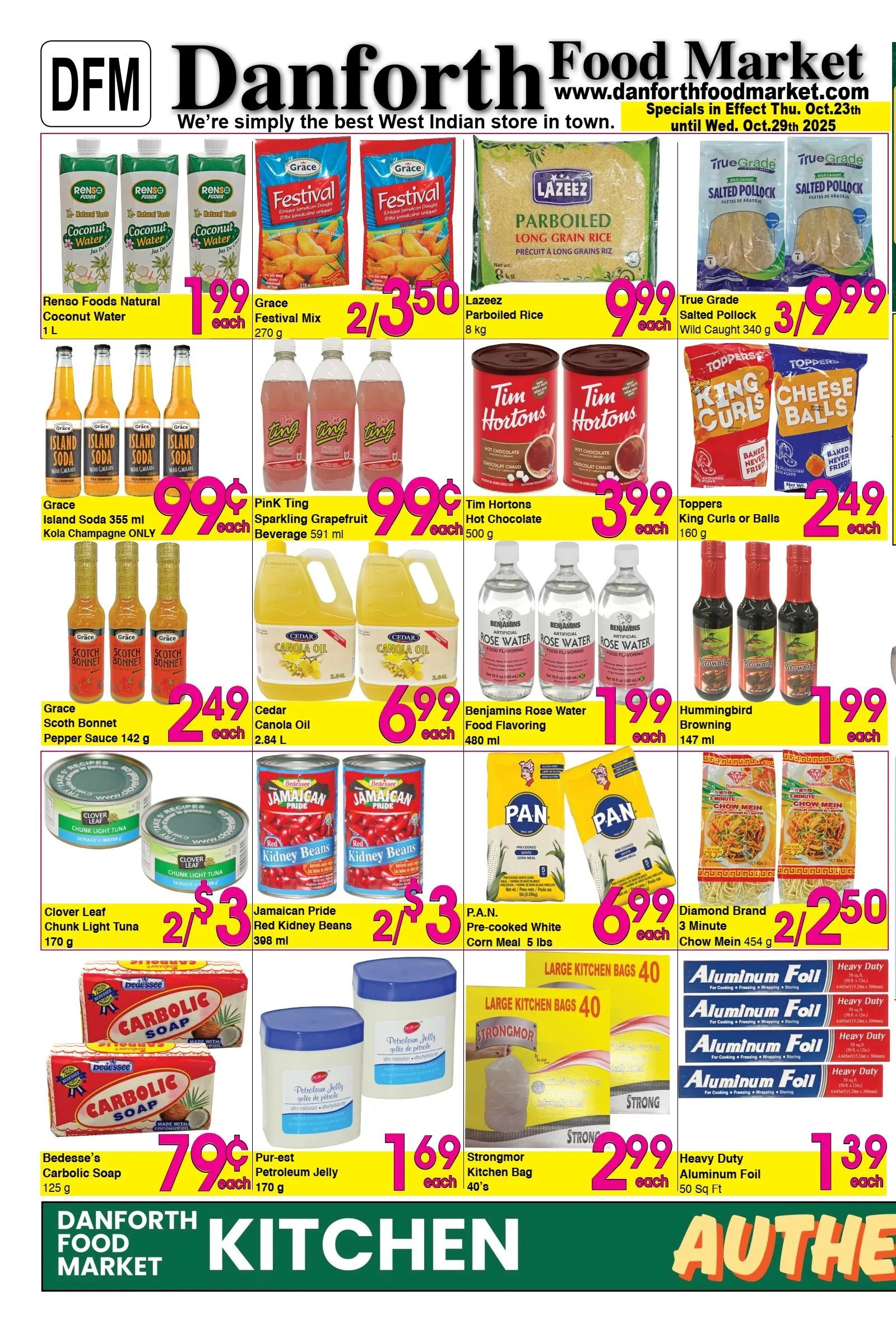  Danforth Food Market Sales from October 23 to October 29 2025 - flyer page 