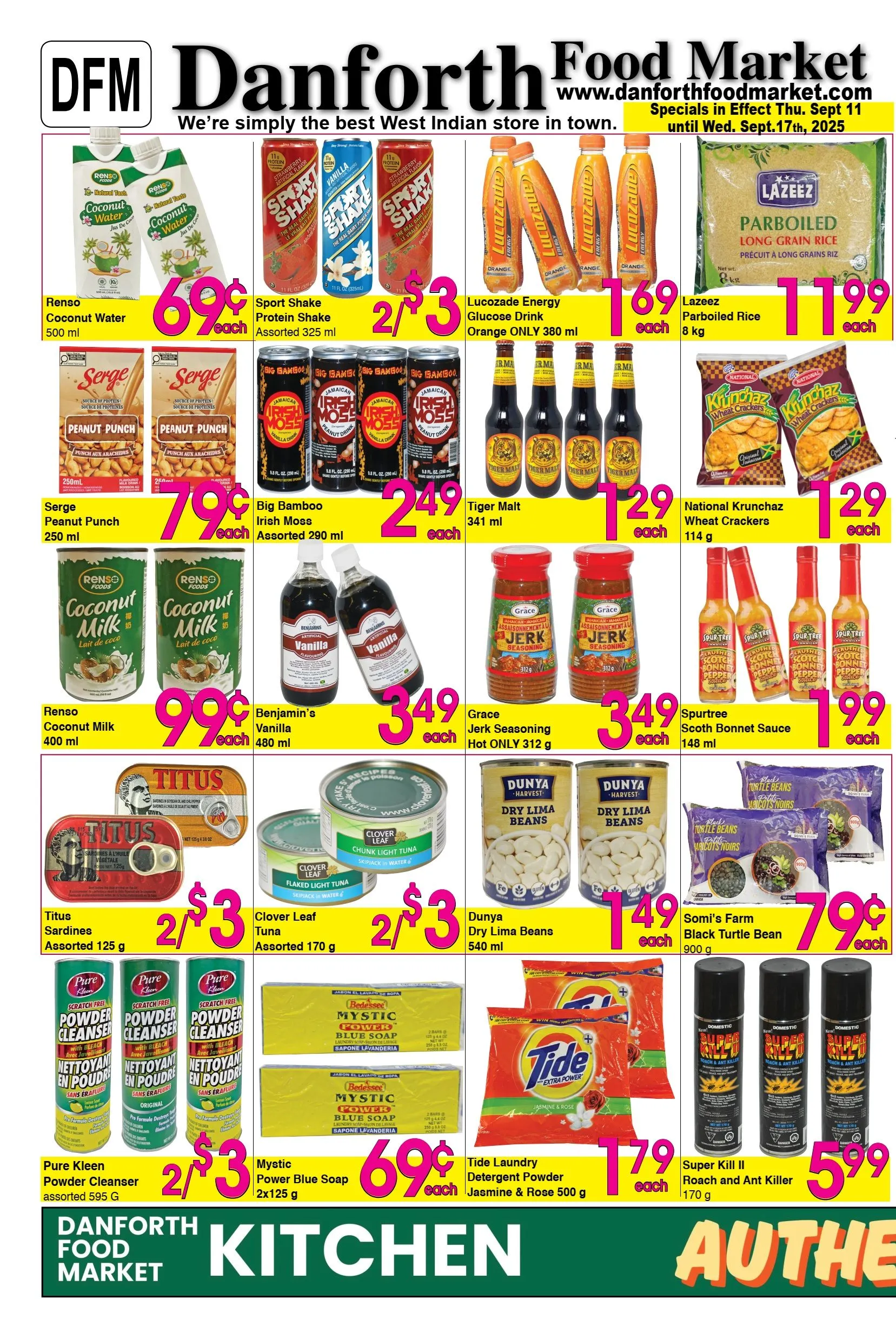 Danforth Food Market Sales from September 11 to September 19 2025 - flyer page 