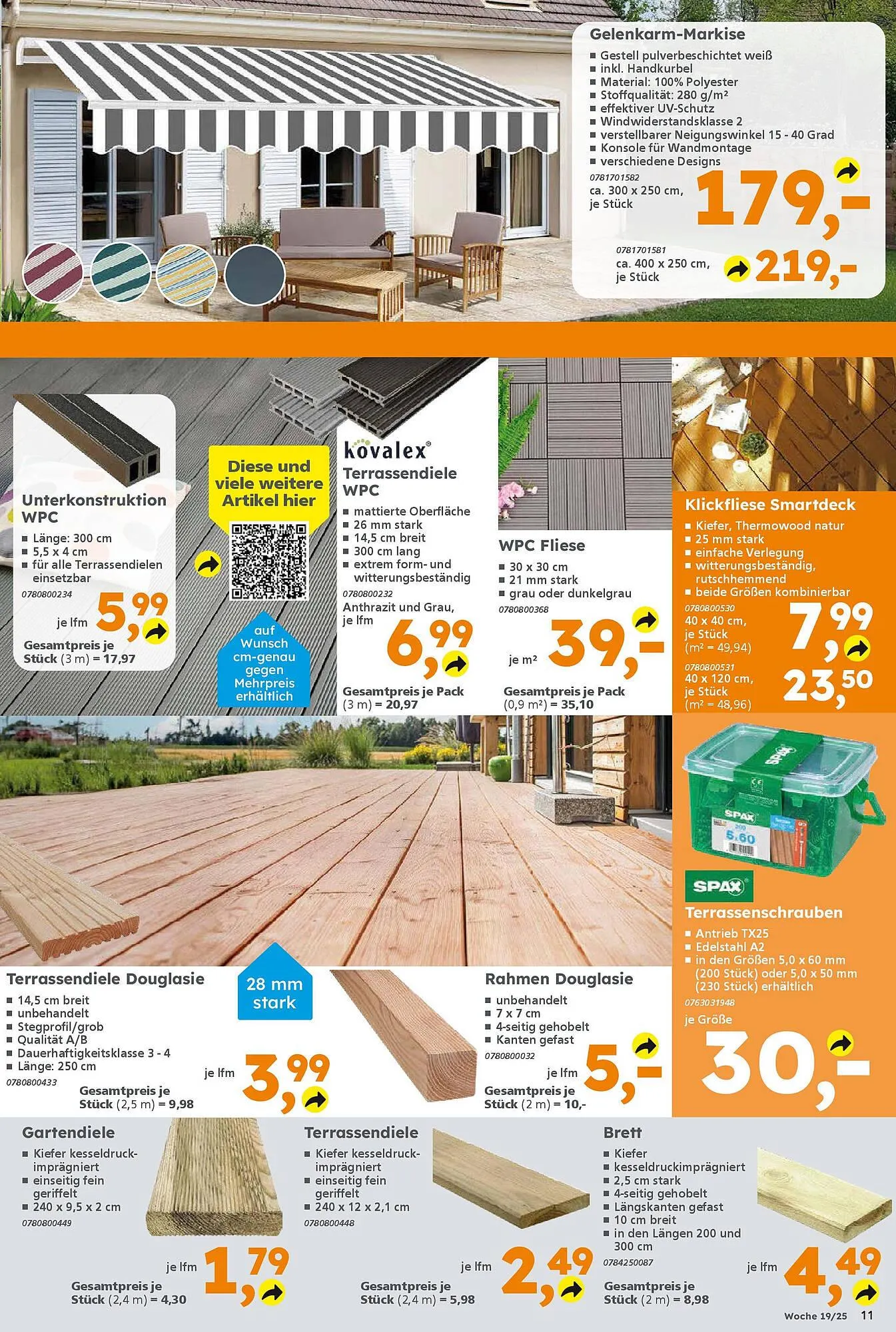Globus Baumarkt Prospekt von 4. Mai bis 10. Mai 2025 - Prospekt seite 11