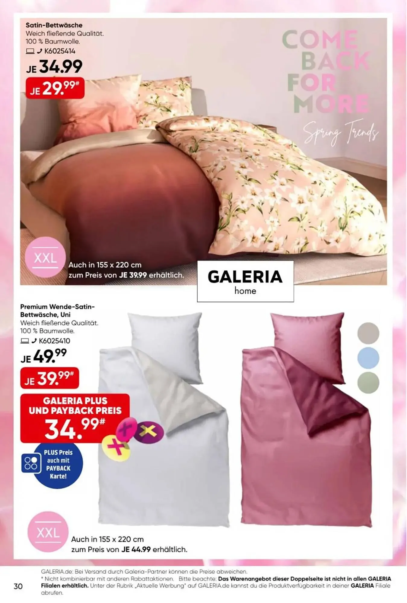 Galeria Kaufhof Prospekt von 17. März bis 29. März 2026 - Prospekt seite 30