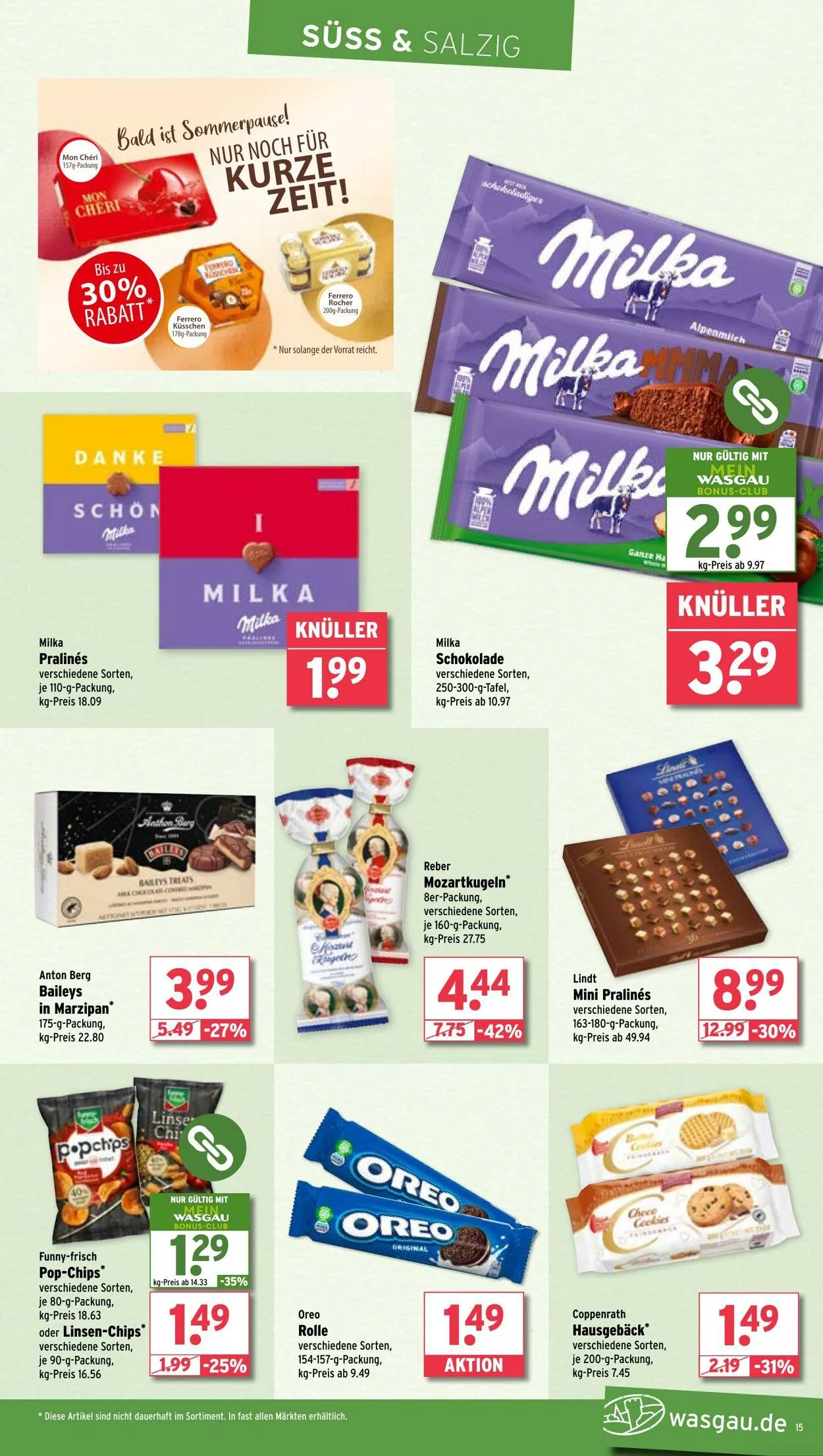 Wasgau von 5. Mai bis 10. Mai 2025 - Prospekt seite 15