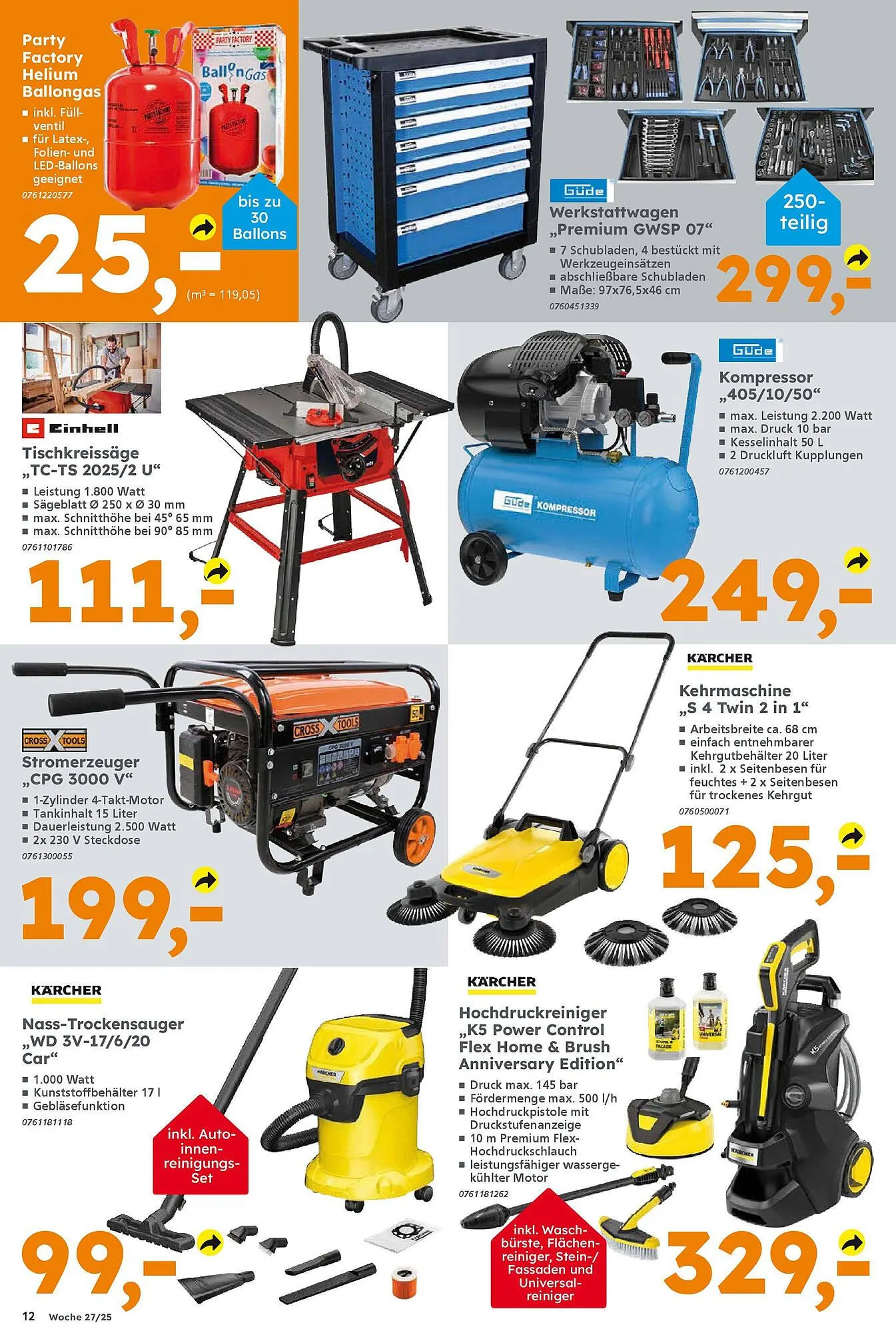 Globus Baumarkt Prospekt von 30. Juni bis 5. Juli 2025 - Prospekt seite 12