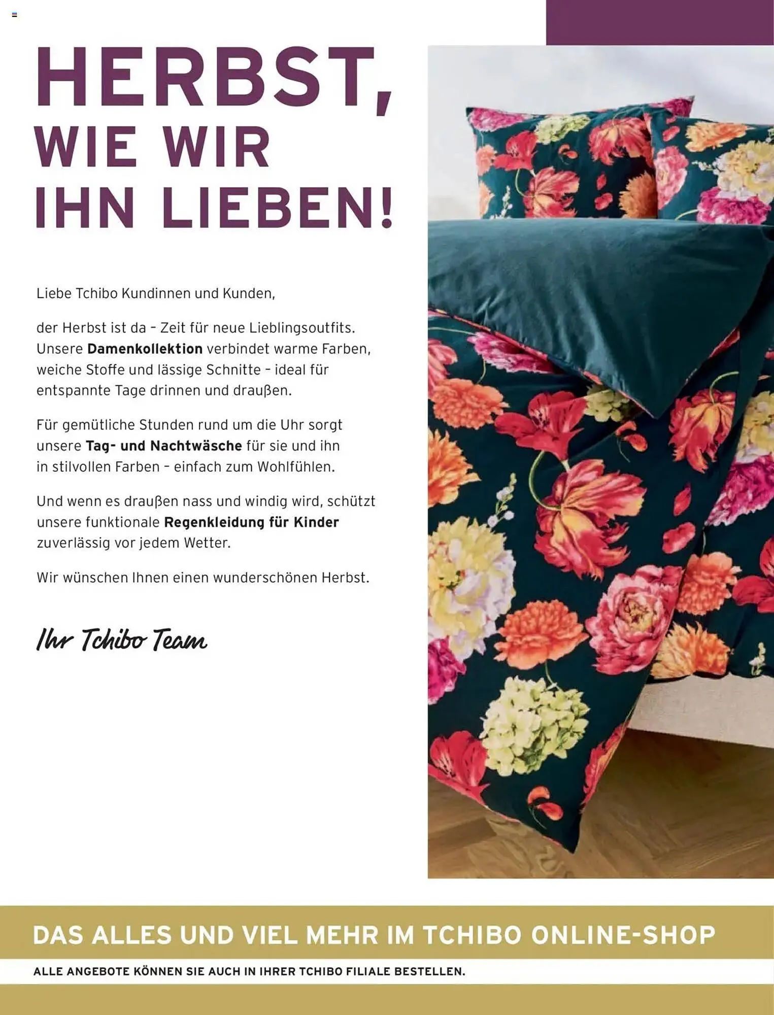 Tchibo Prospekt von 15. September bis 30. November 2025 - Prospekt seite 2