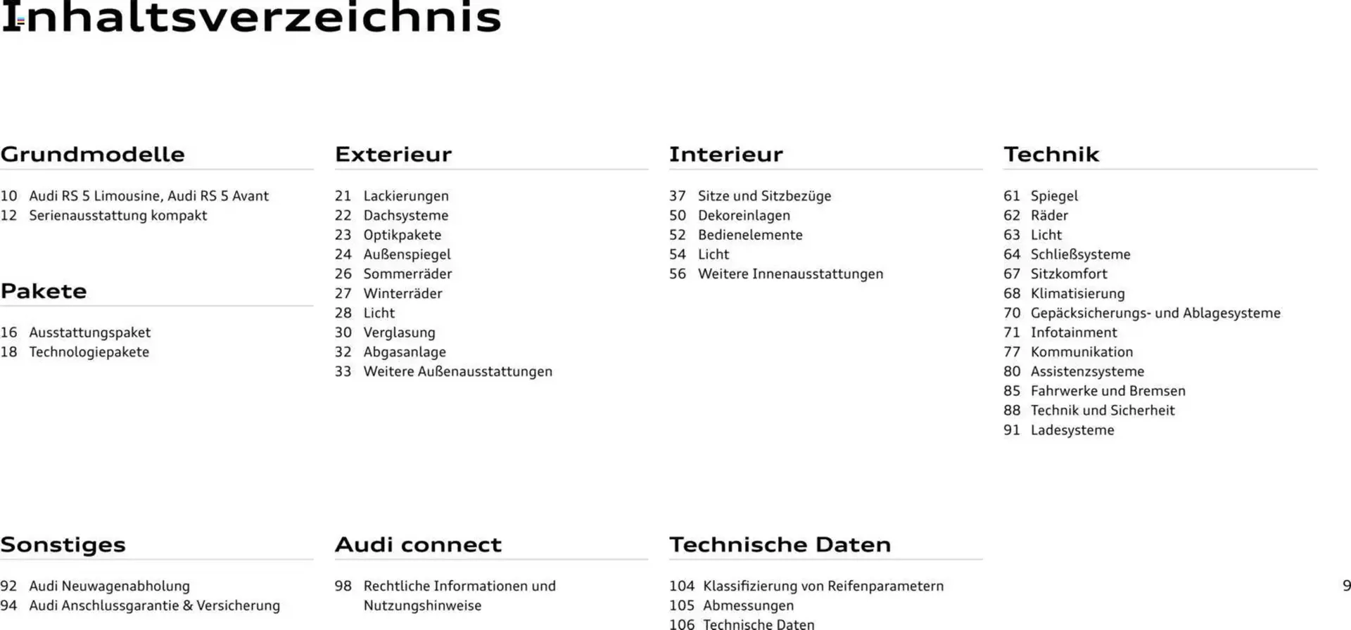 Audi Prospekt von 1. April bis 1. April 2027 - Prospekt seite 9