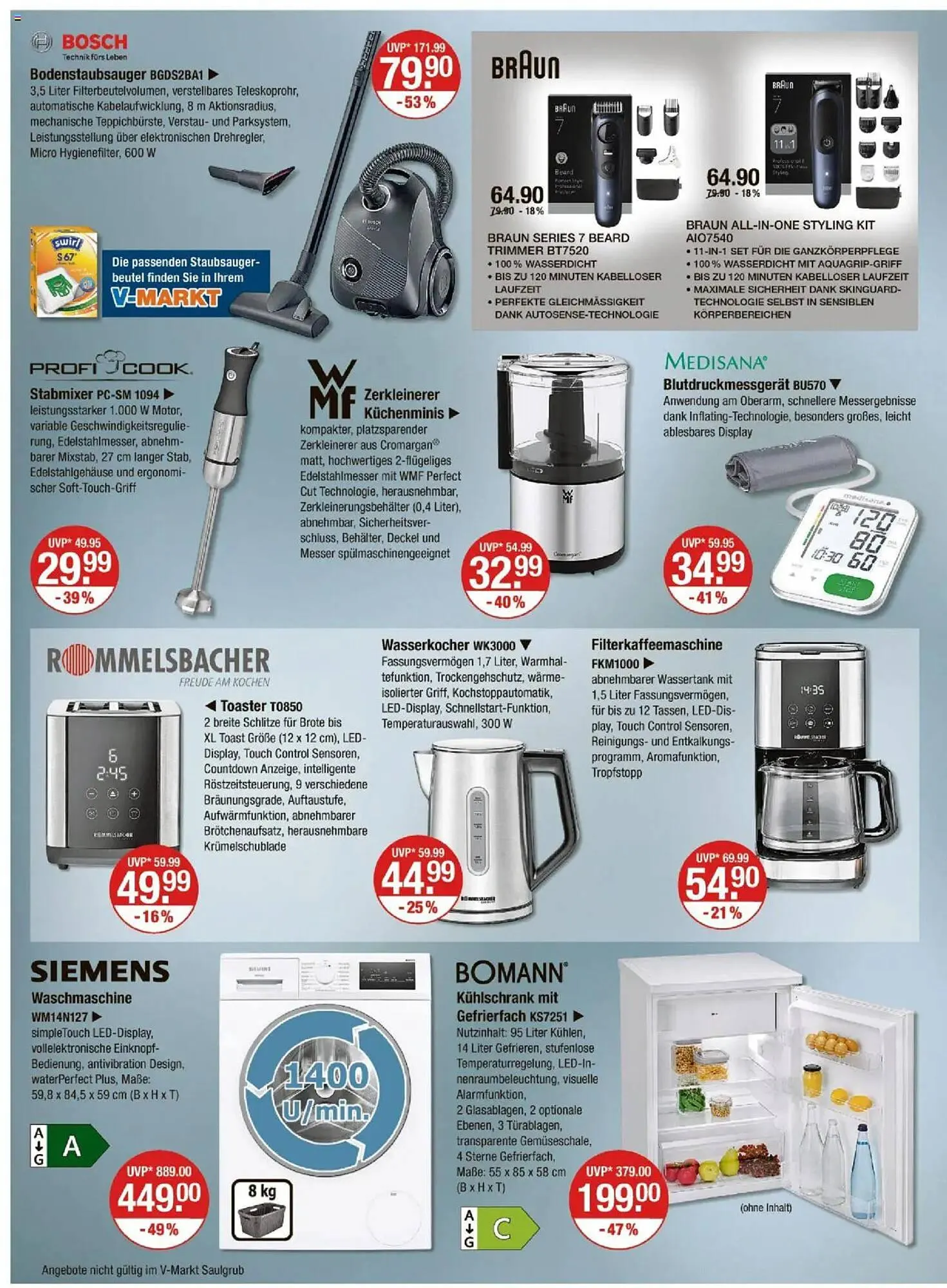 V Markt Prospekt von 3. April bis 9. April 2025 - Prospekt seite 16