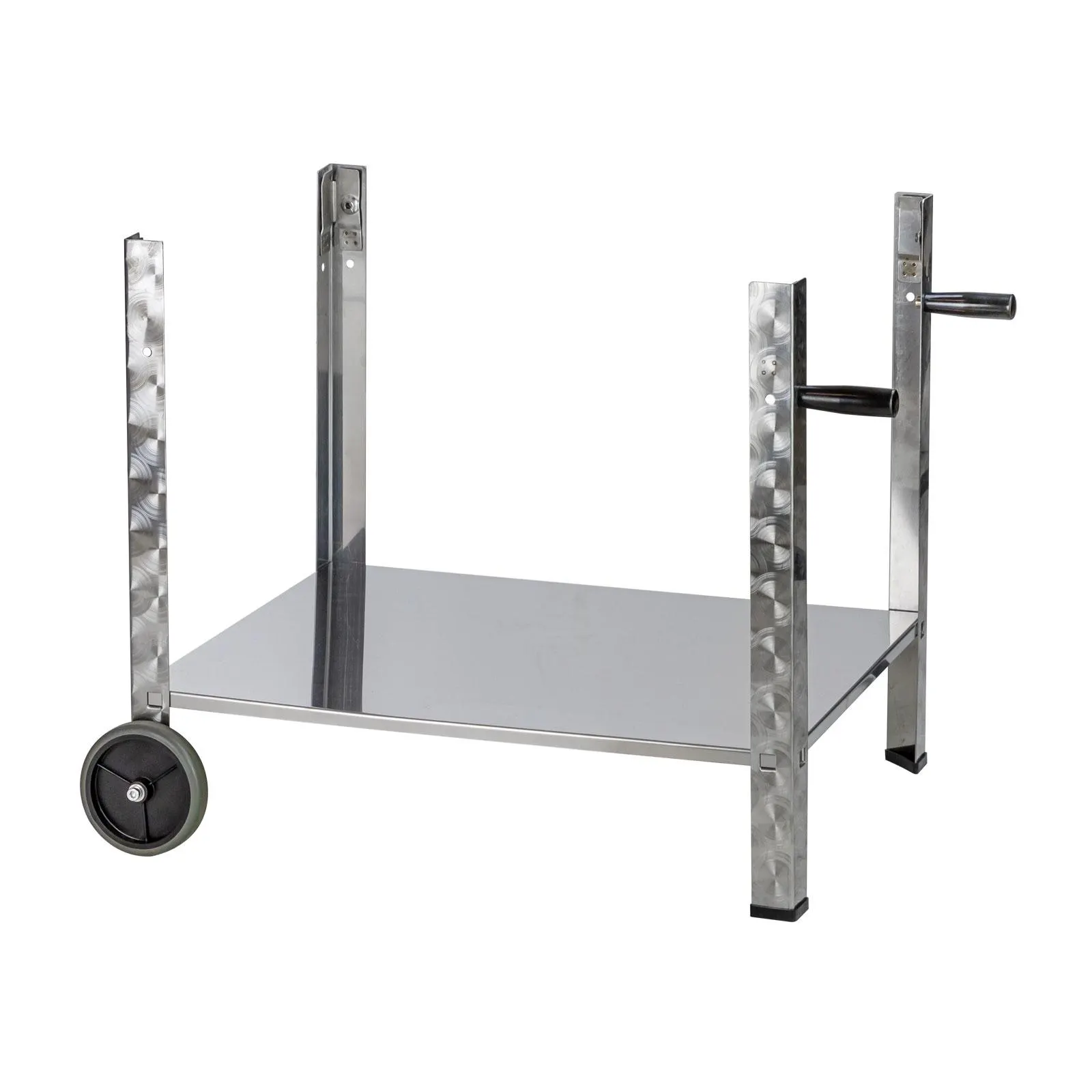 Untergestell für Gasbräter / Gasgrill, Edelstahl, fahrbar