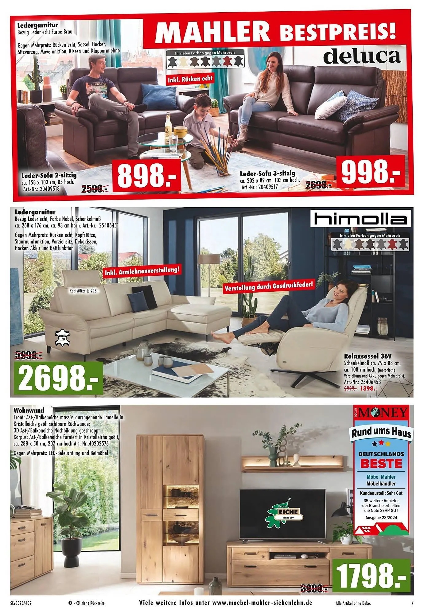 Möbel Mahler Prospekt von 26. Februar bis 25. März 2025 - Prospekt seite 7