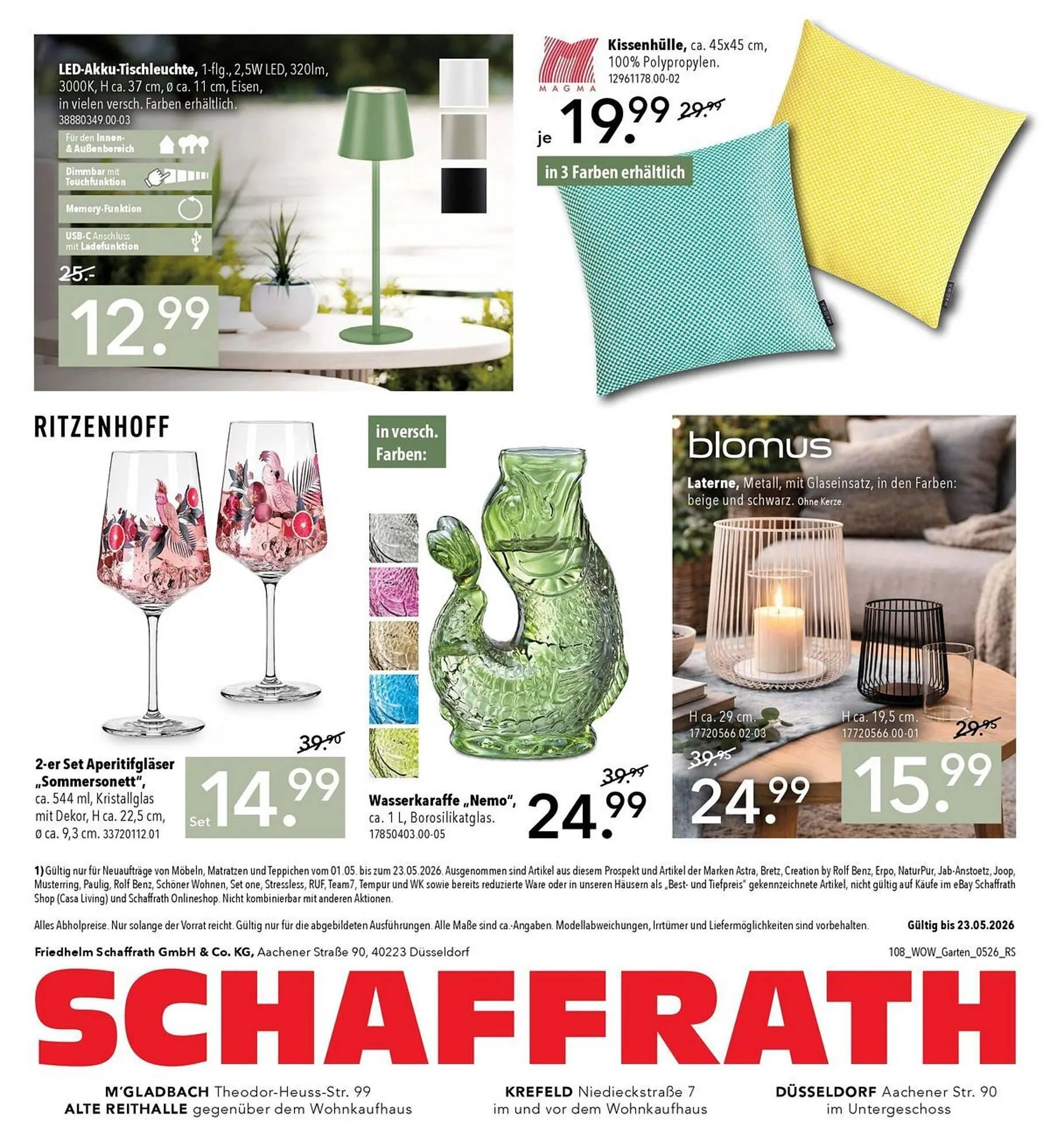 Schaffrath Prospekt von 1. Mai bis 31. Mai 2026 - Prospekt seite 16