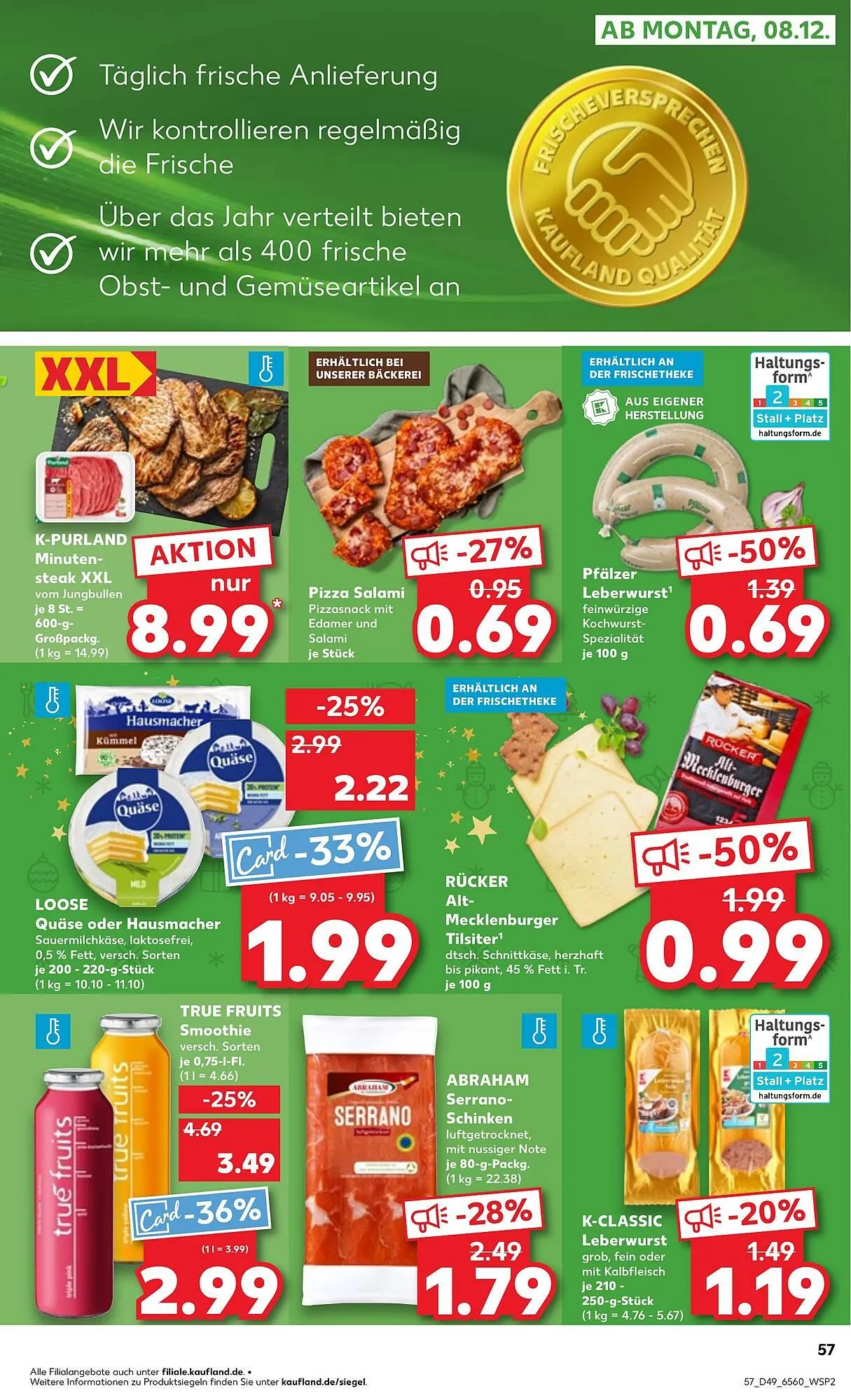Kaufland Prospekt von 4. Dezember bis 10. Dezember 2025 - Prospekt seite 57