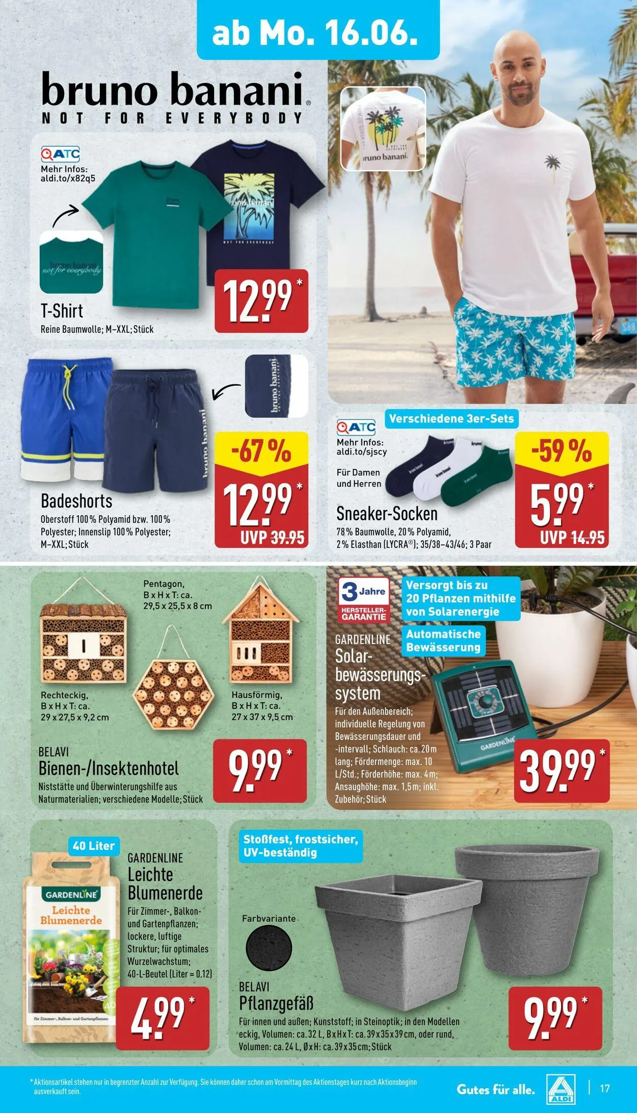 Aldi-Nord von 16. Juni bis 21. Juni 2025 - Prospekt seite 17