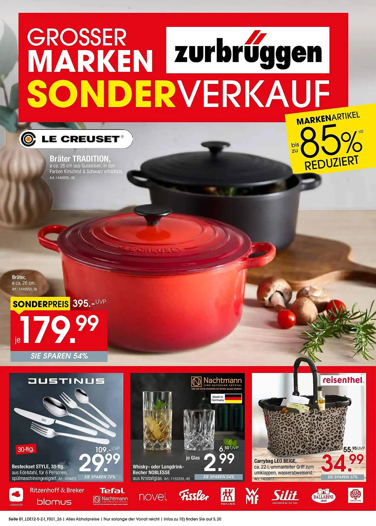 Zurbrüggen Prospekt von 5. Dezember bis 10. Januar 2026 - Prospekt seite 1