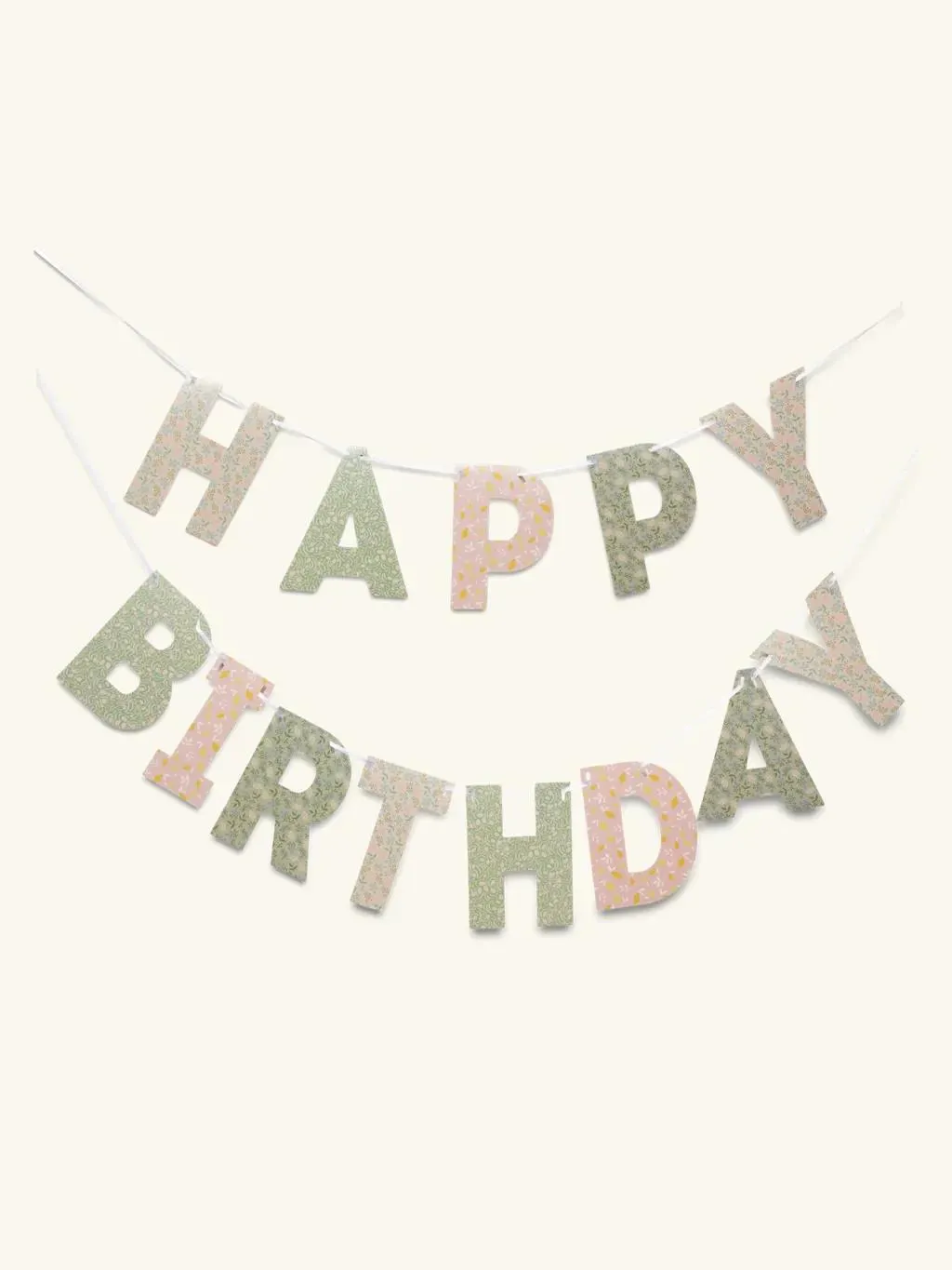 Happy Birthday garland