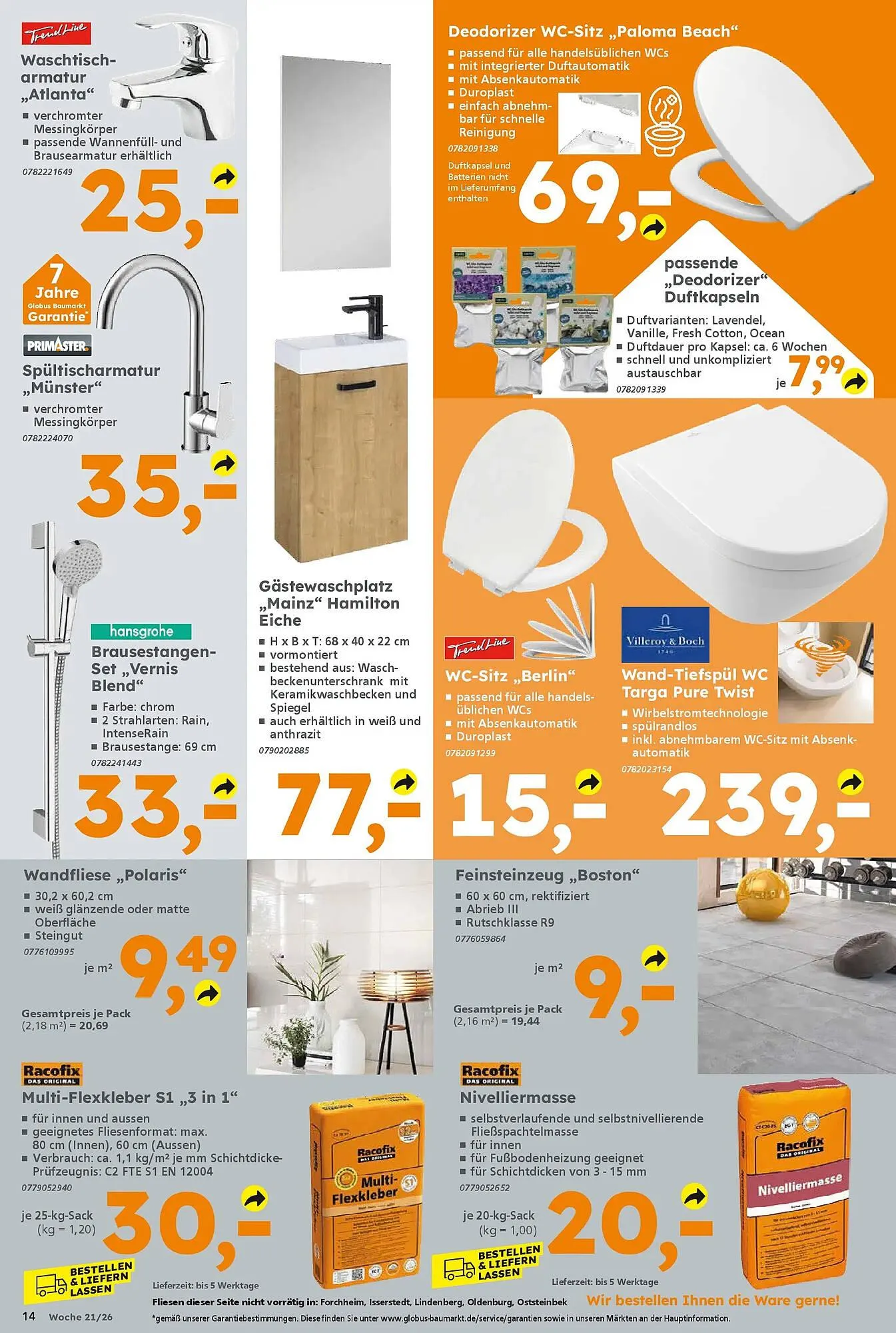 Globus Baumarkt Prospekt von 17. Mai bis 23. Mai 2026 - Prospekt seite 14