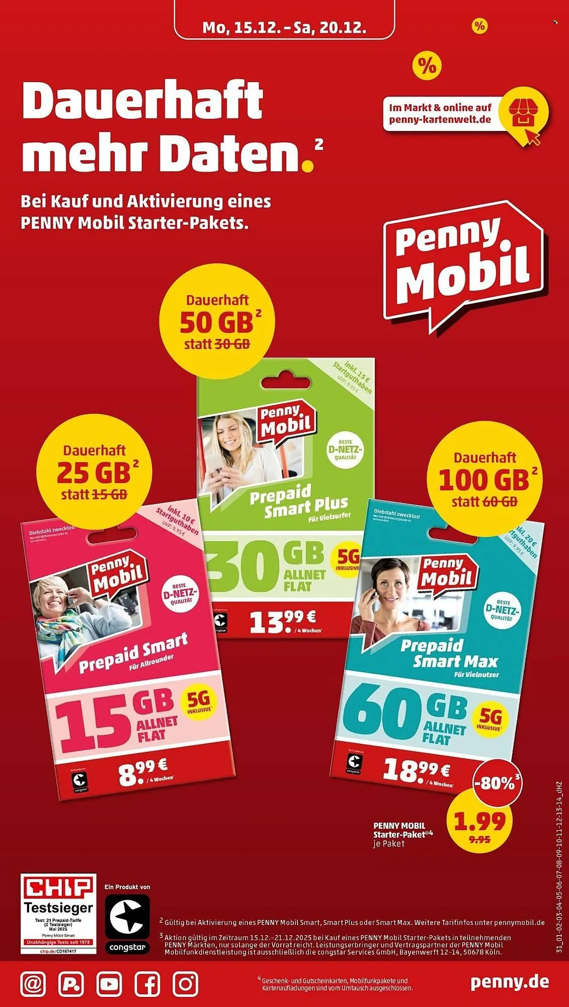 PENNY Prospekt von 15. Dezember bis 20. Dezember 2025 - Prospekt seite 35