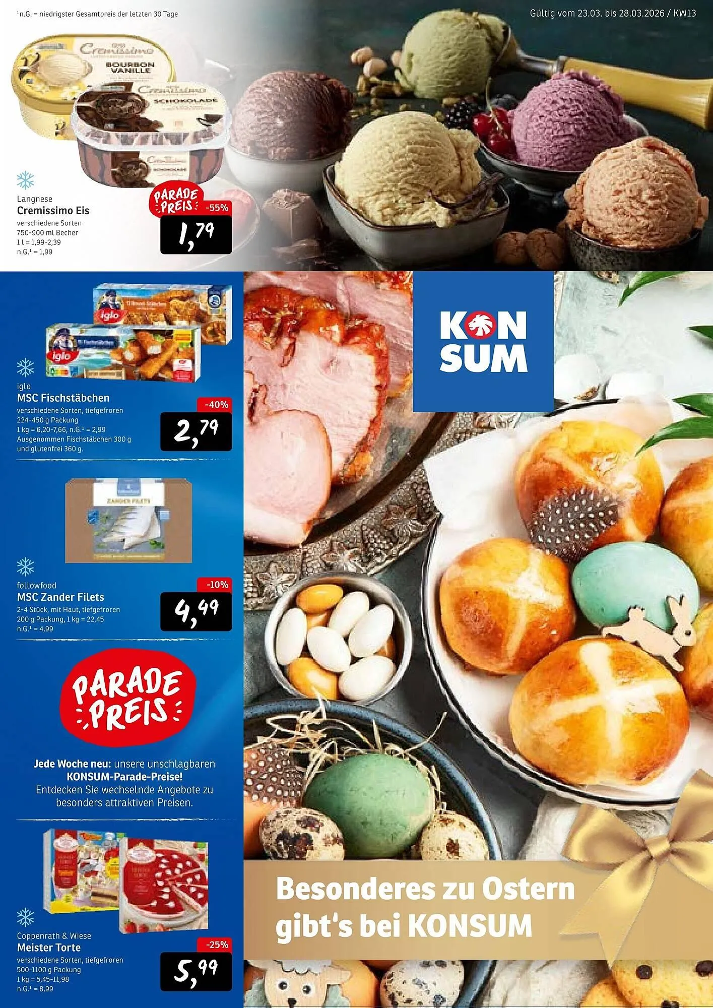 KONSUM Prospekt von 23. März bis 28. März 2026 - Prospekt seite 3