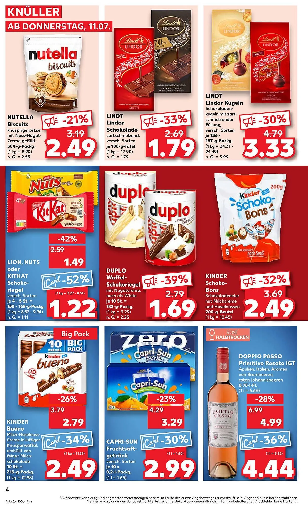 Kaufland Prospekt von 10. Juli bis 17. Juli 2024 - Prospekt seite 4