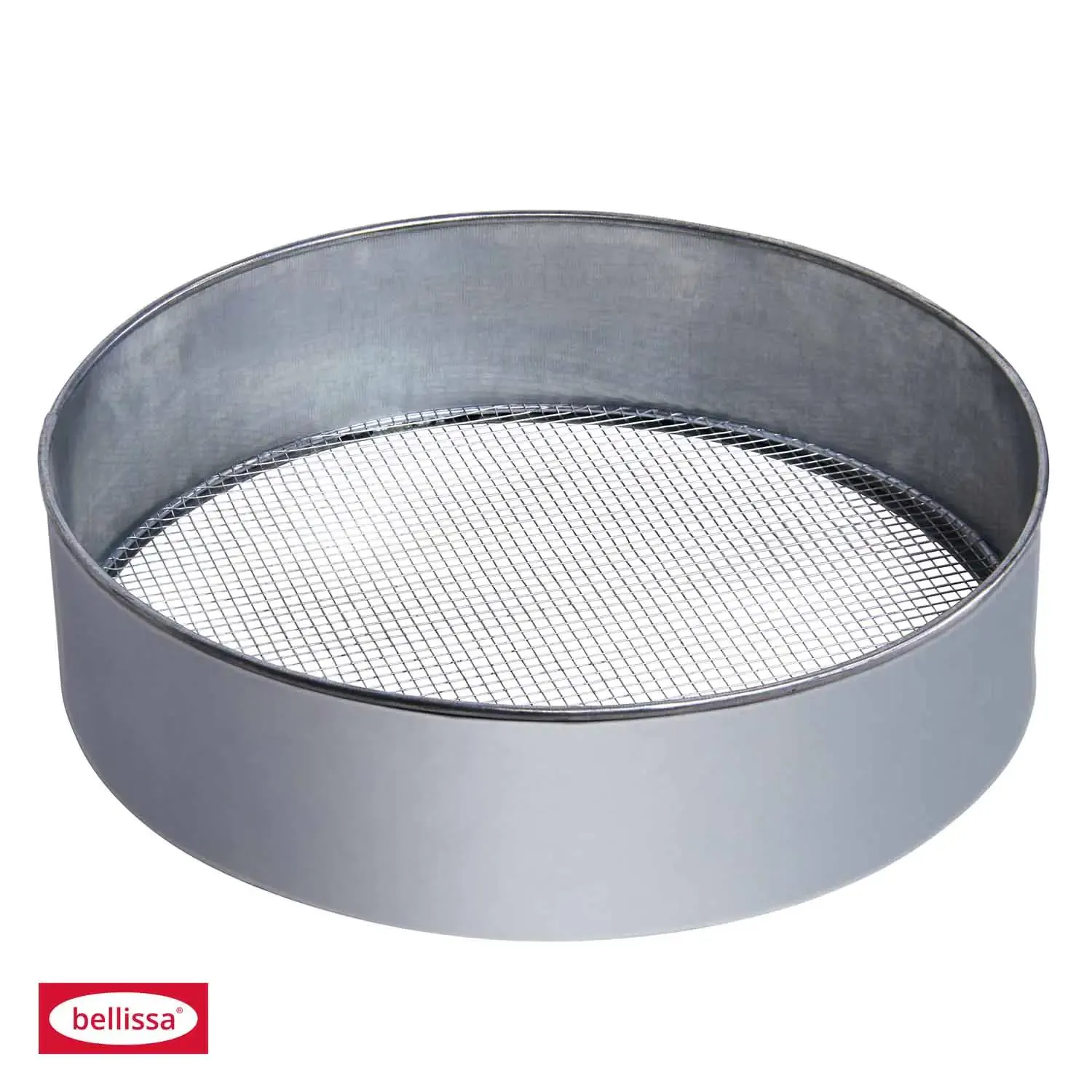 Metallrandsieb mit Wechselgitter verzinkt, Ø 39 cm