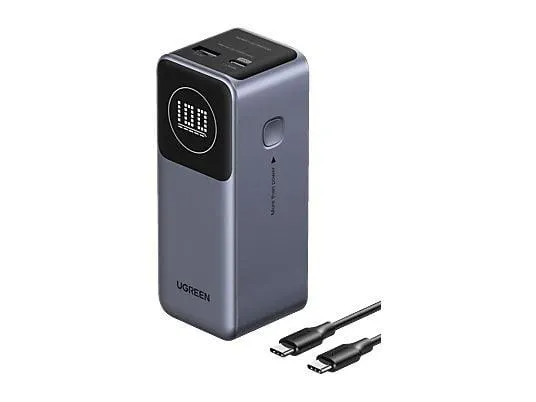 UGREEN 100W Powerbank 12000 mAh Gray