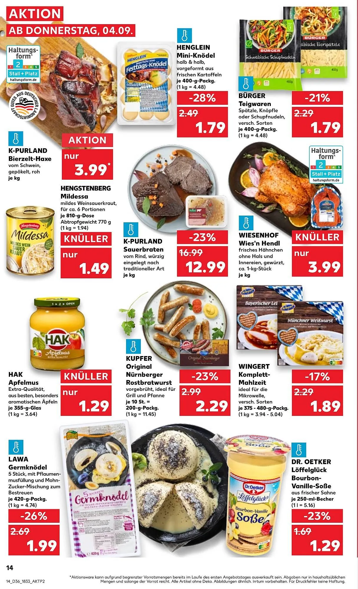 Kaufland Prospekt von 4. September bis 10. September 2025 - Prospekt seite 14