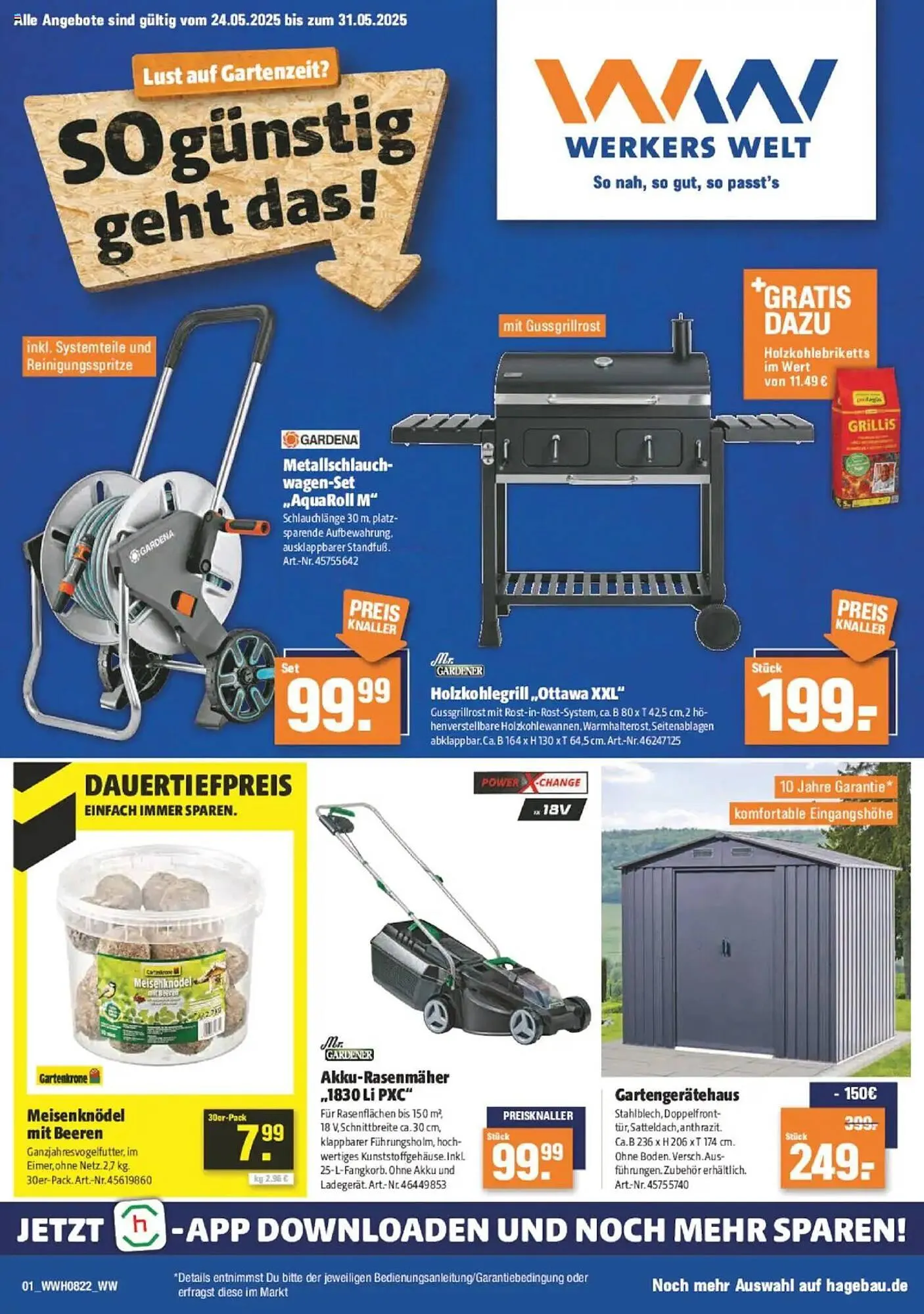 Hagebau Prospekt von 24. Mai bis 31. Mai 2025 - Prospekt seite 1