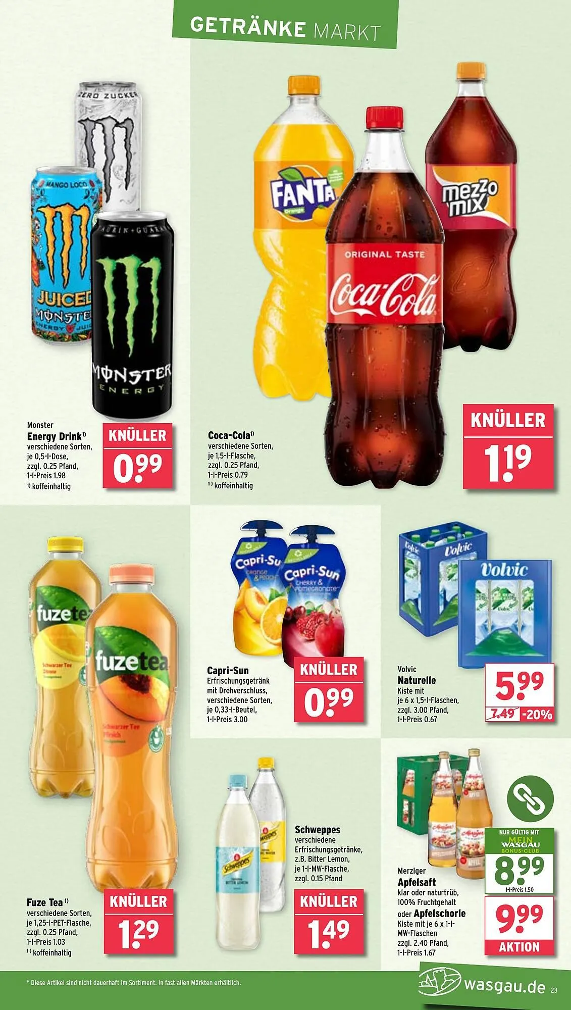 Wasgau Prospekt von 31. März bis 5. April 2025 - Prospekt seite 23