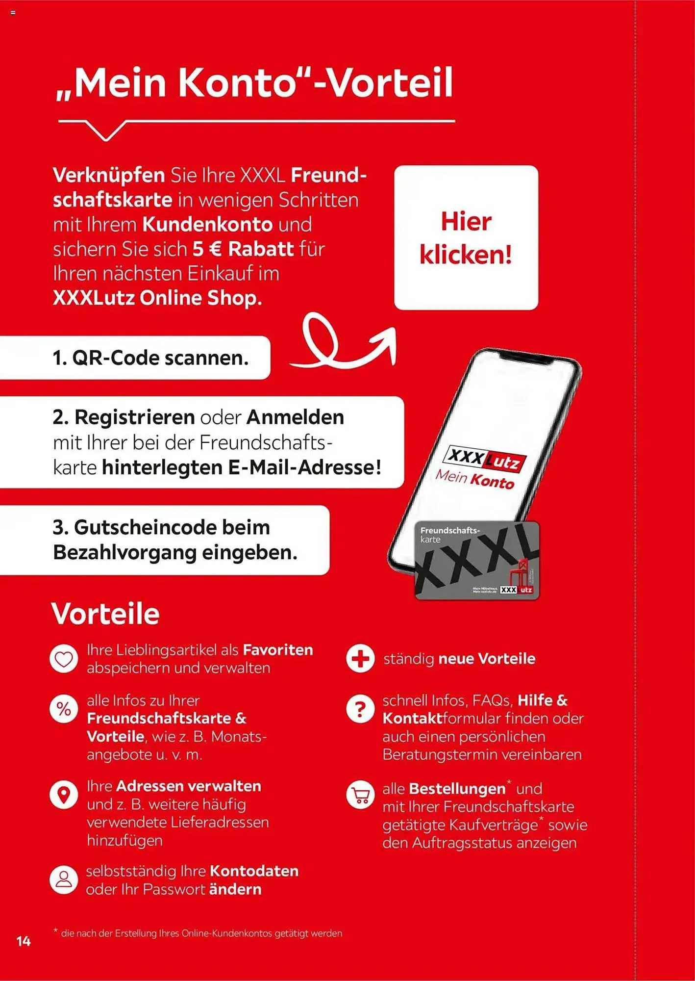 XXXLutz Prospekt von 1. August bis 31. Januar 2026 - Prospekt seite 14