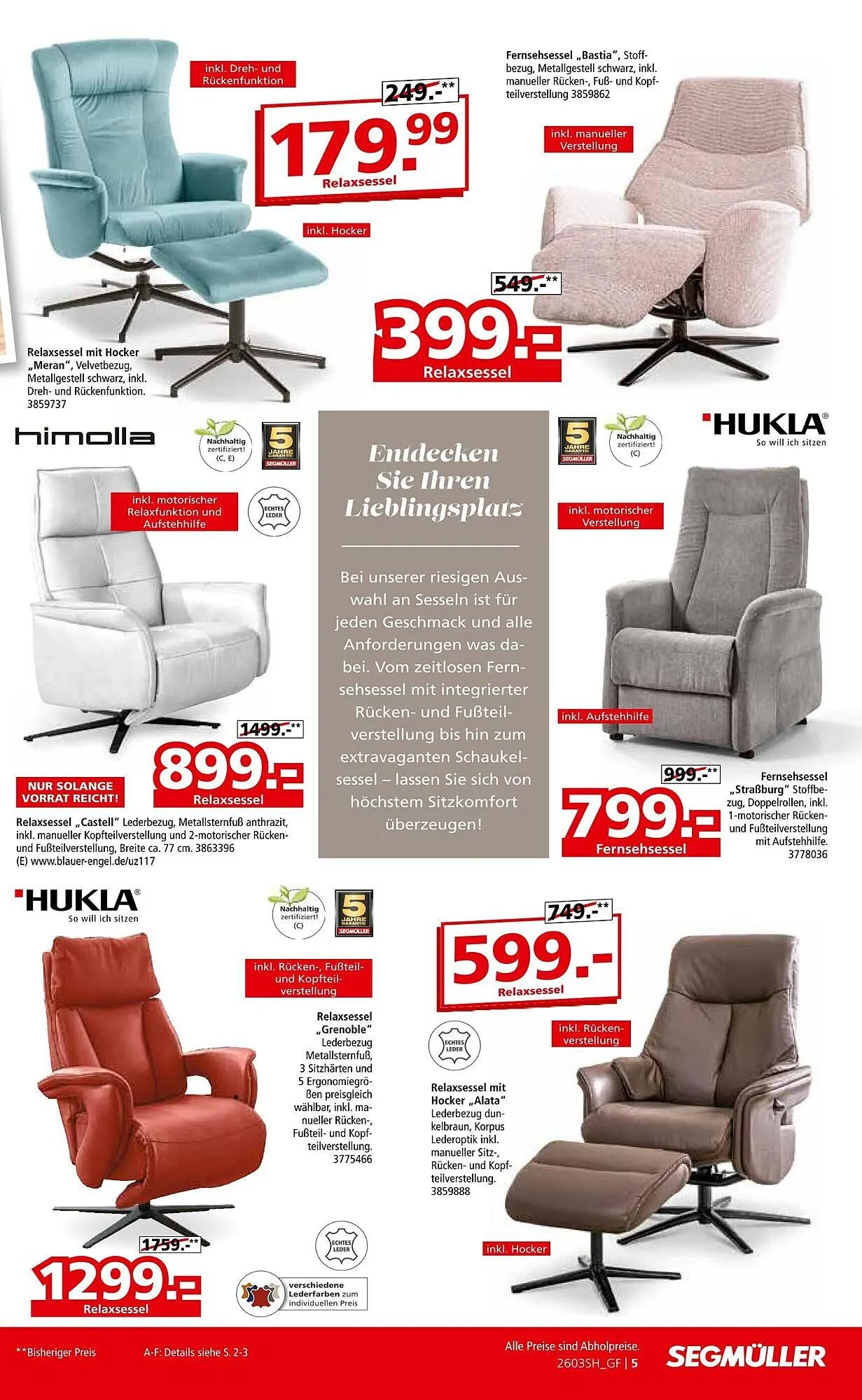 Segmüller Prospekt von 14. März bis 28. März 2026 - Prospekt seite 5