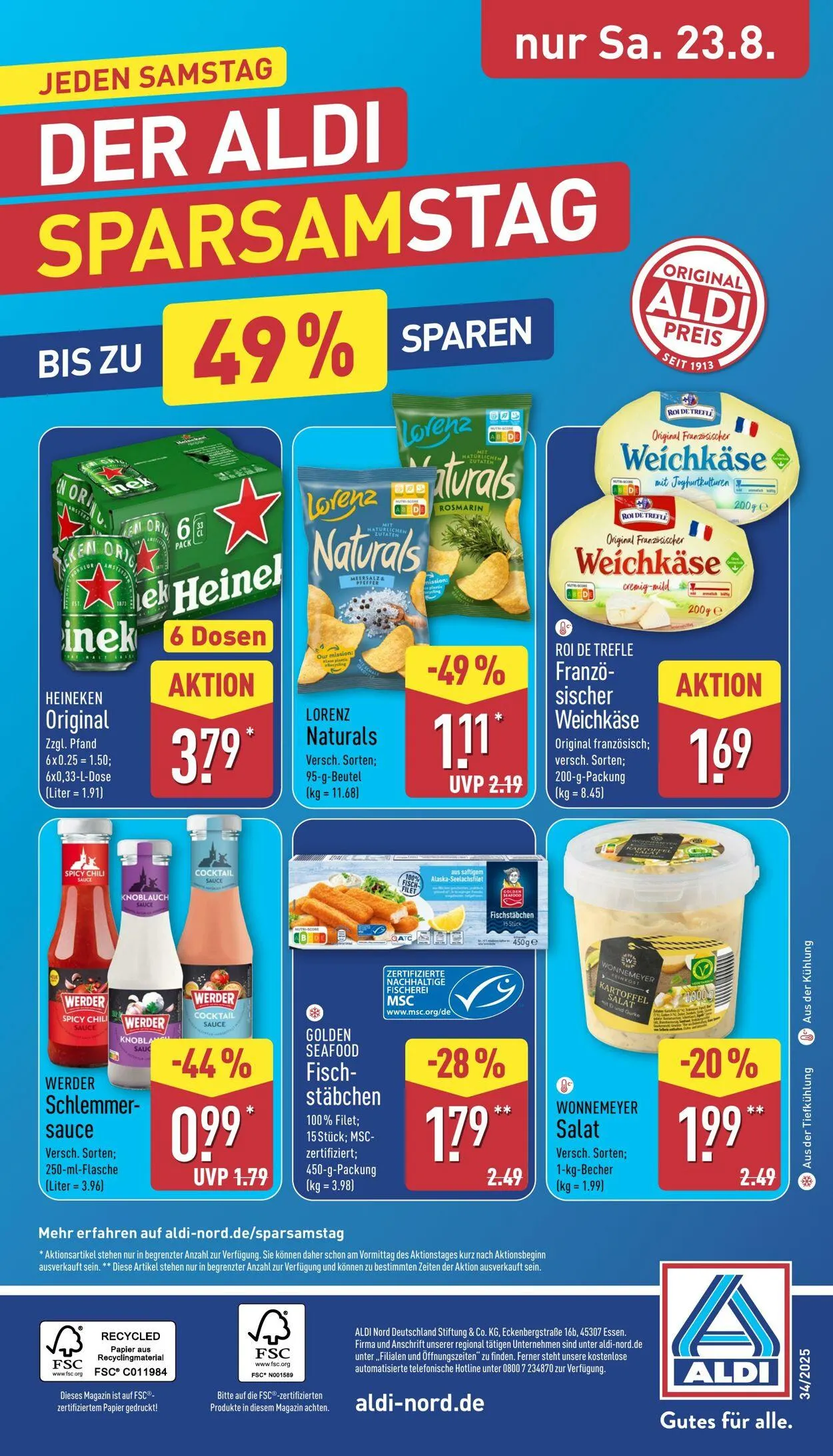 Aldi-Nord von 18. August bis 23. August 2025 - Prospekt seite 36