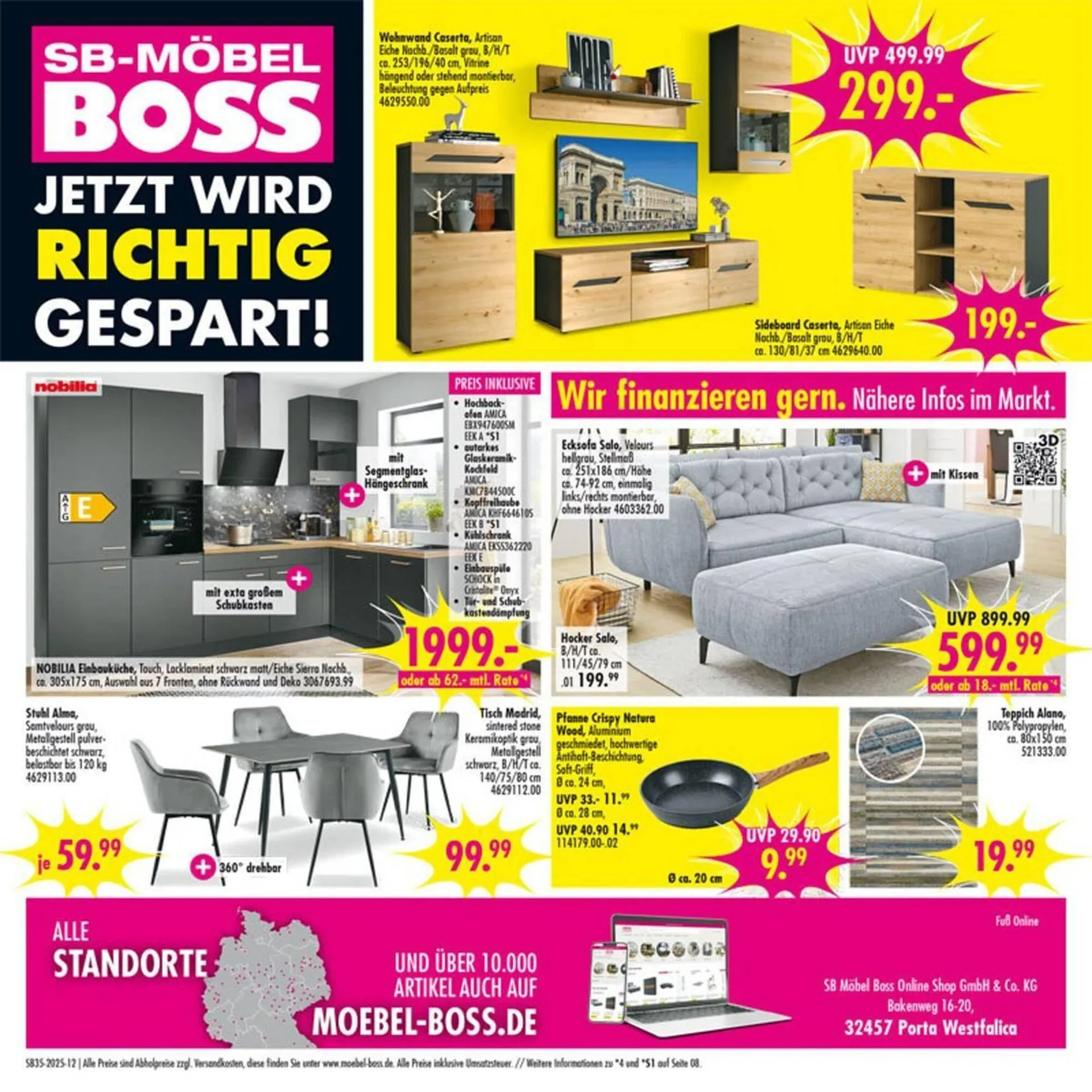 Möbel Boss Prospekt von 23. August bis 29. August 2025 - Prospekt seite 12