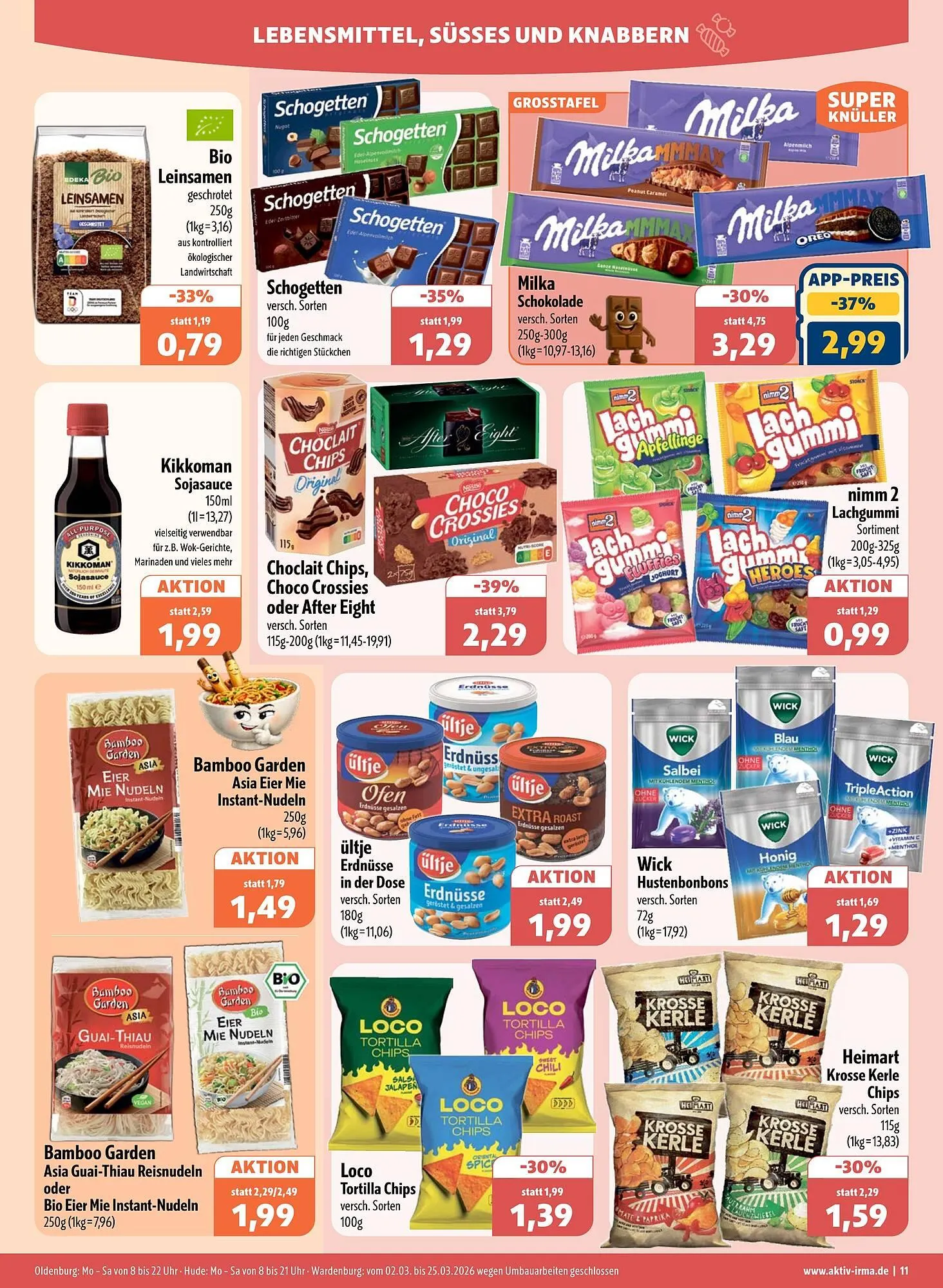 Aktiv Irma Prospekt von 2. März bis 7. März 2026 - Prospekt seite 11