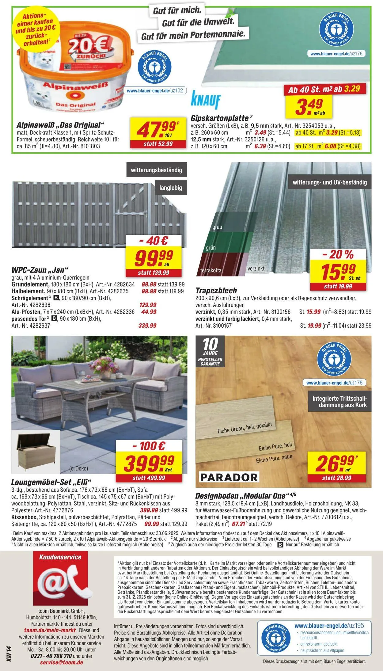 toom Baumarkt Aktueller Prospekt von 26. Mai bis 9. Juni 2025 - Prospekt seite 26