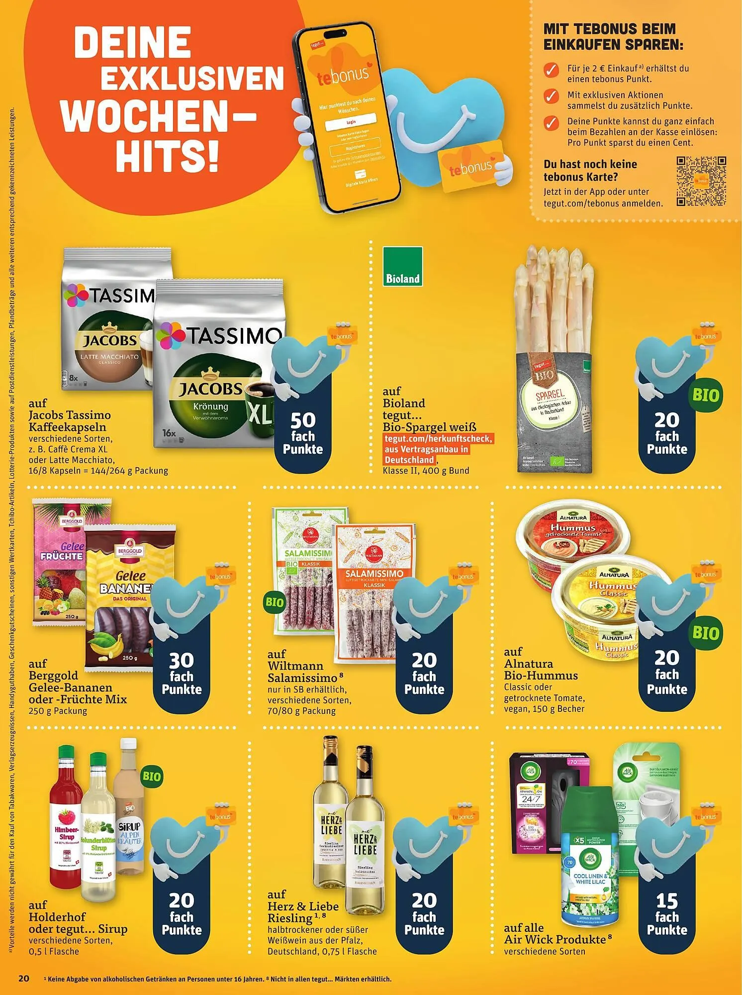 Tegut Prospekt von 30. April bis 2. Mai 2026 - Prospekt seite 22