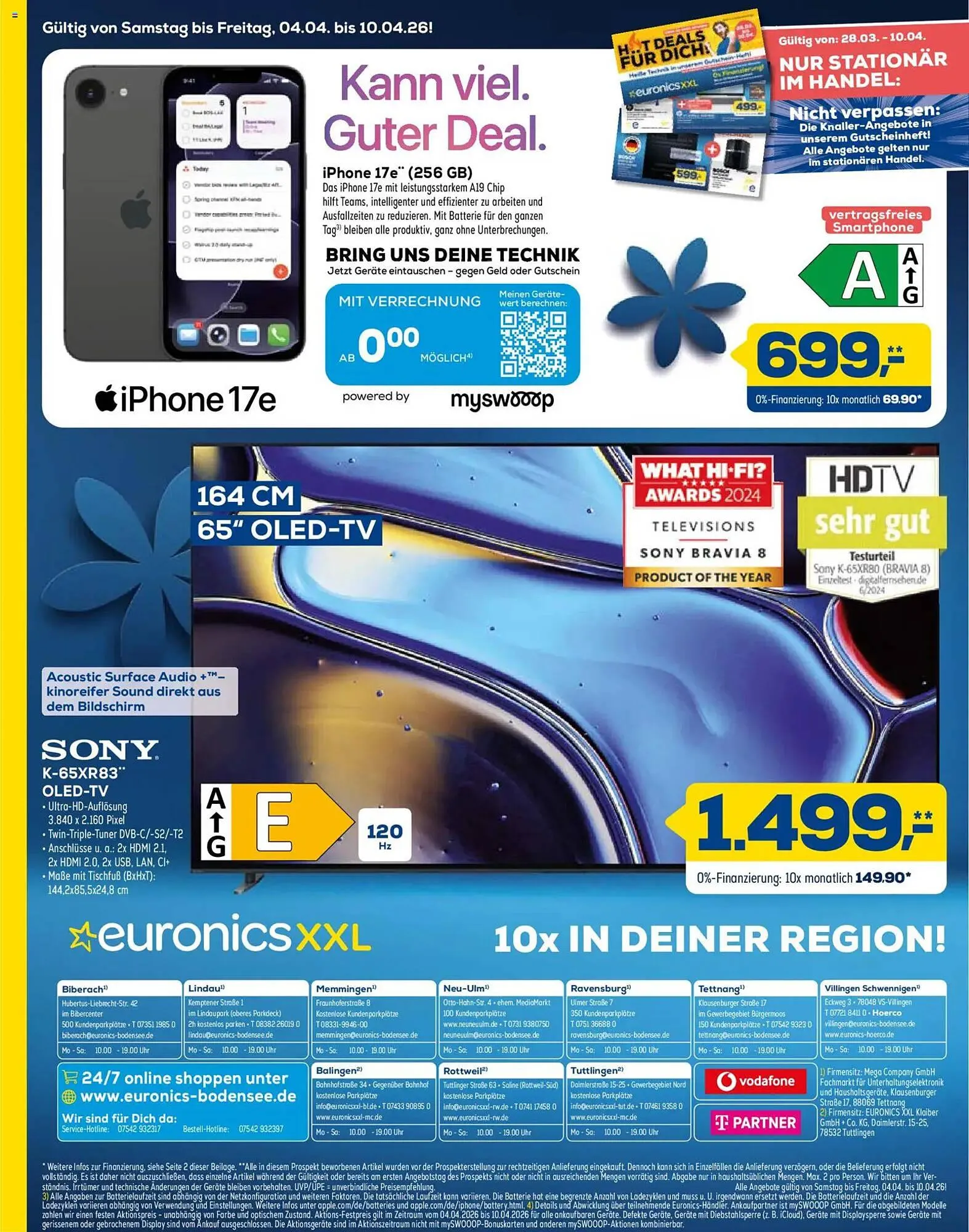 Euronics Prospekt von 4. April bis 10. April 2026 - Prospekt seite 12