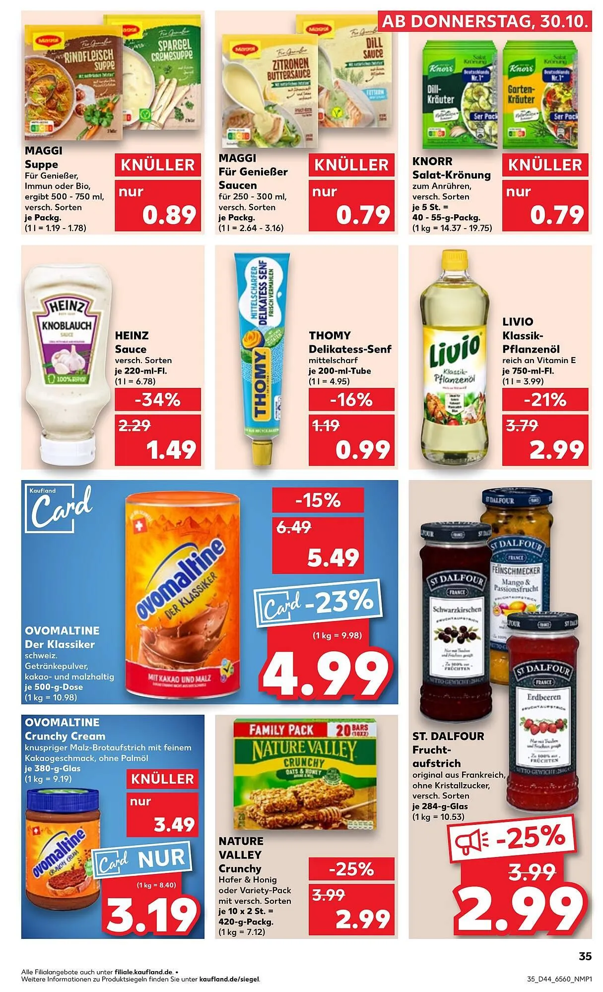 Kaufland Prospekt von 30. Oktober bis 5. November 2025 - Prospekt seite 35