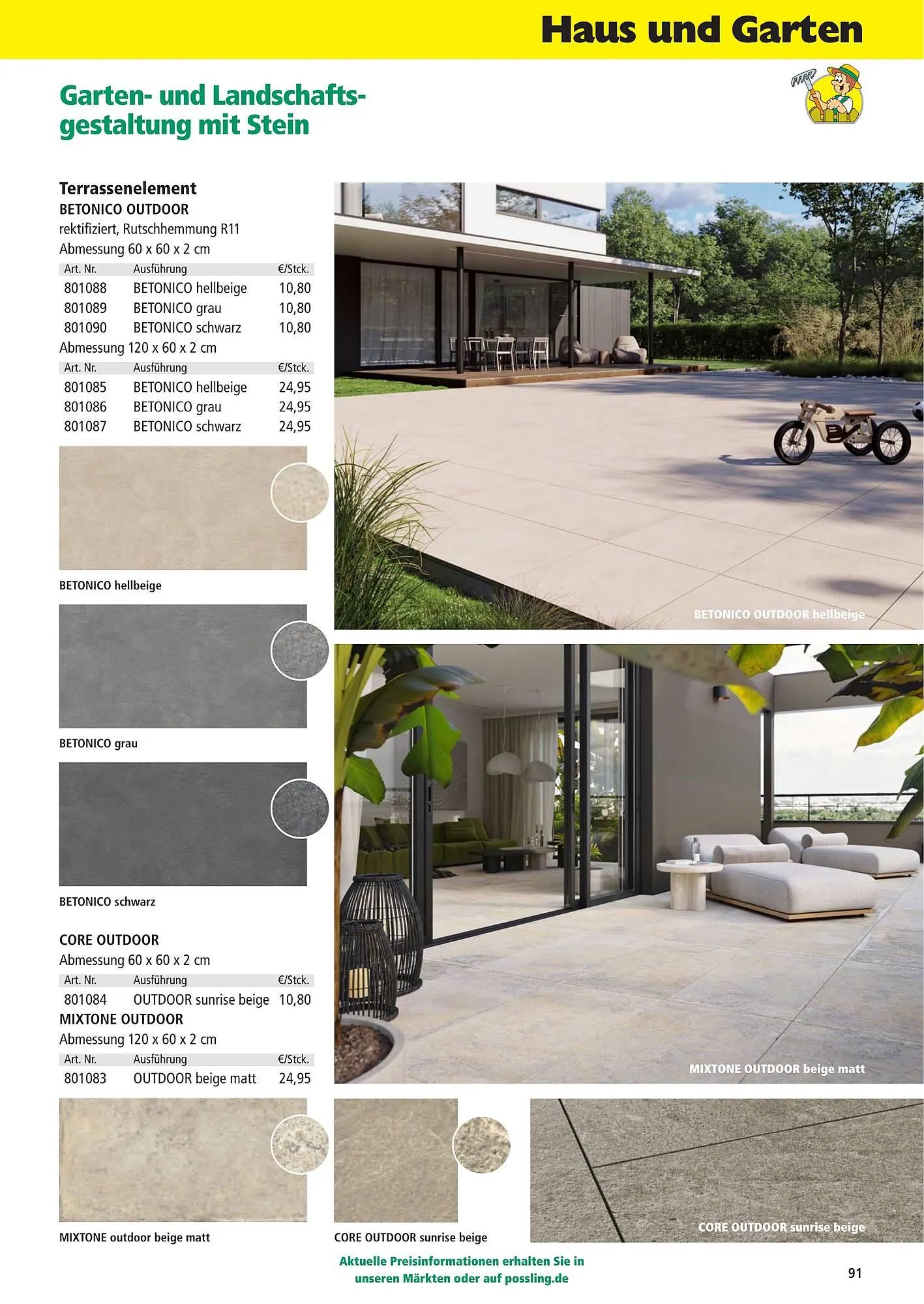 Holz Possling Prospekt von 1. April bis 31. Juli 2026 - Prospekt seite 91