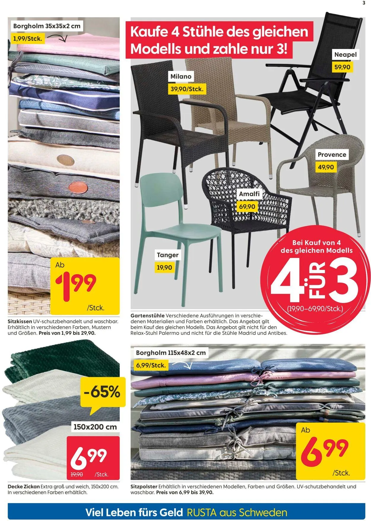 Rusta von 2. Juni bis 16. Juni 2025 - Prospekt seite 3