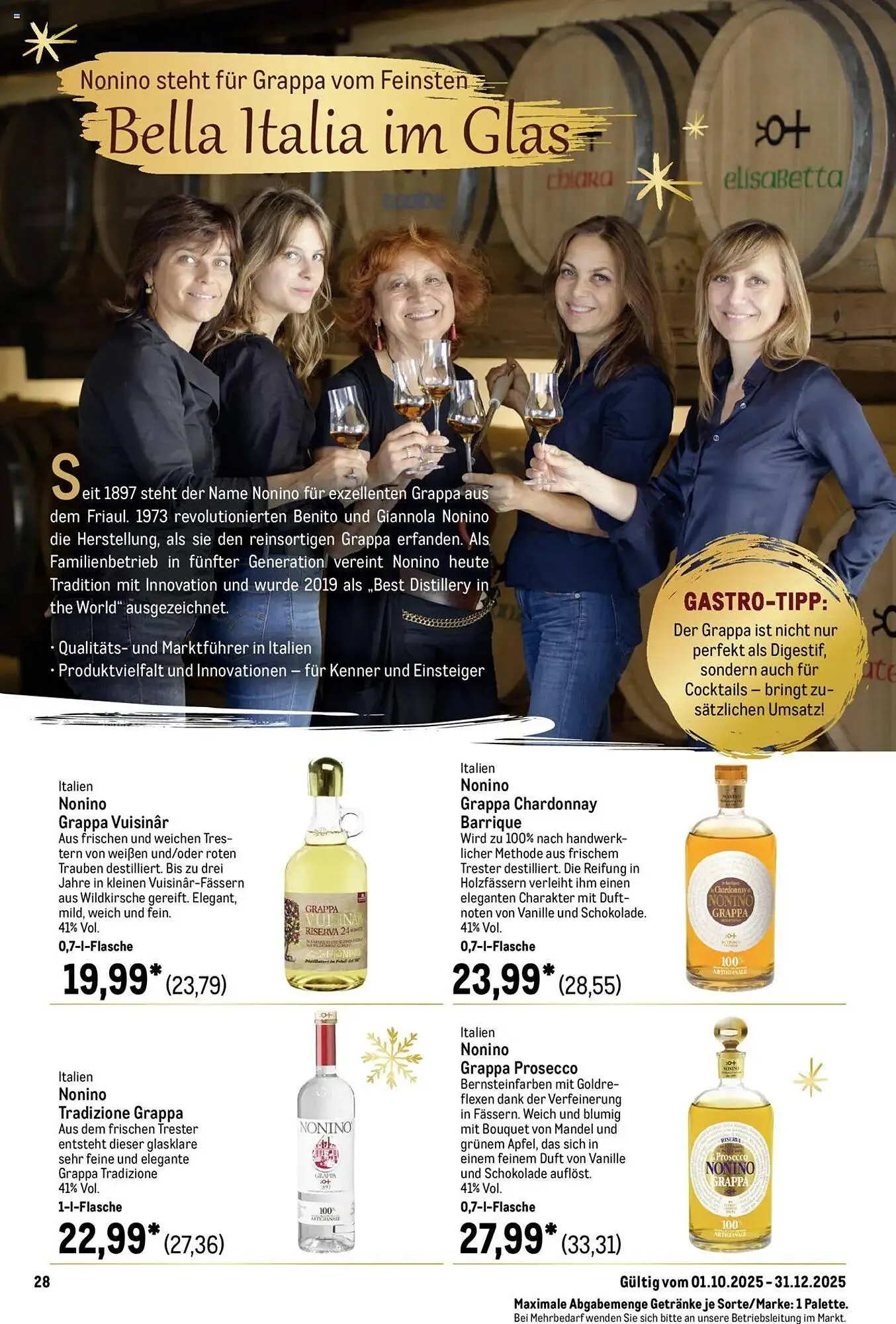 METRO Prospekt von 1. Oktober bis 31. Dezember 2025 - Prospekt seite 28