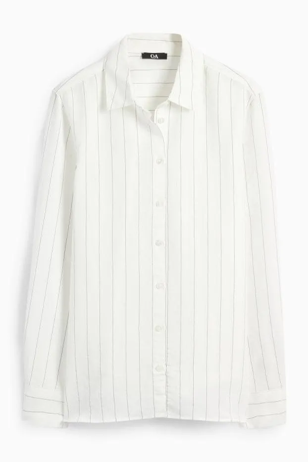 Blouse - pinstripe