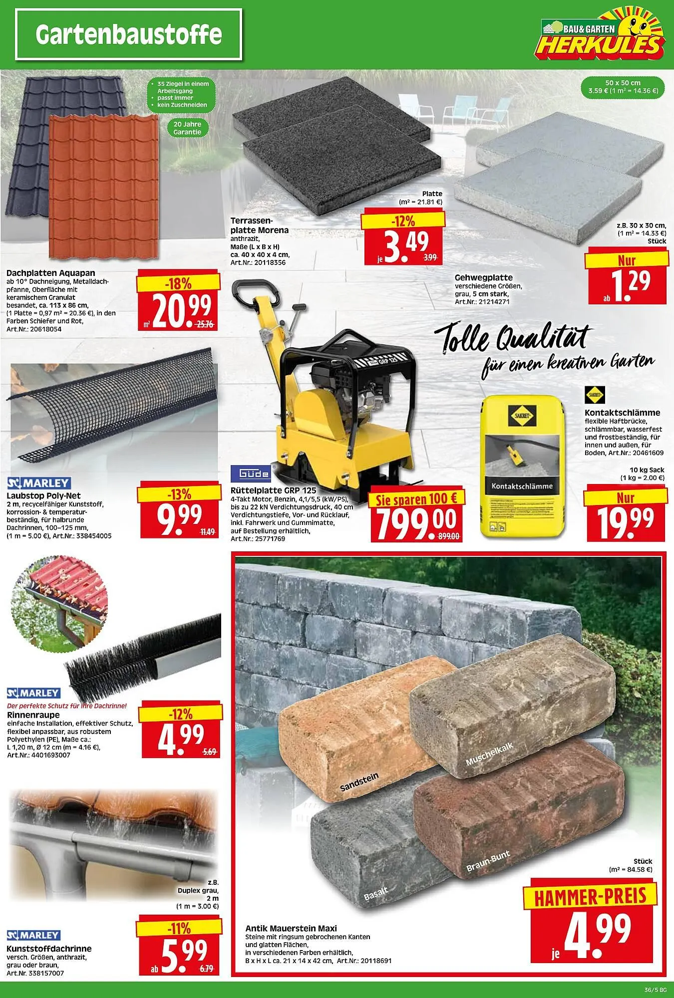 Herkules Baumarkt Prospekt von 1. September bis 6. September 2025 - Prospekt seite 5