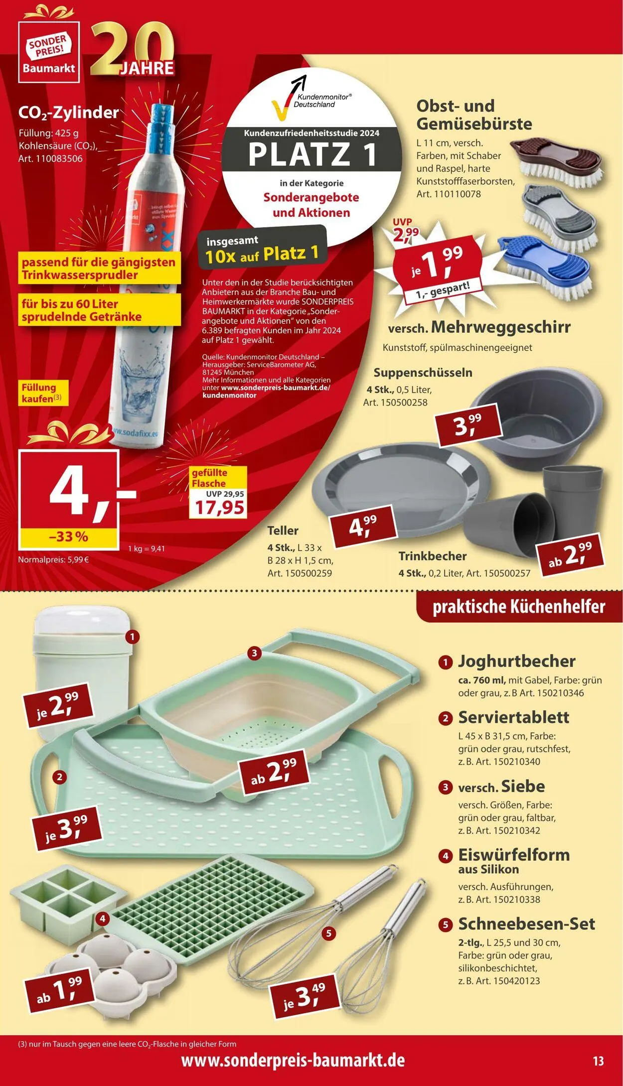 Sonderpreis Baumarkt Aktueller Prospekt von 5. April bis 19. April 2025 - Prospekt seite 13